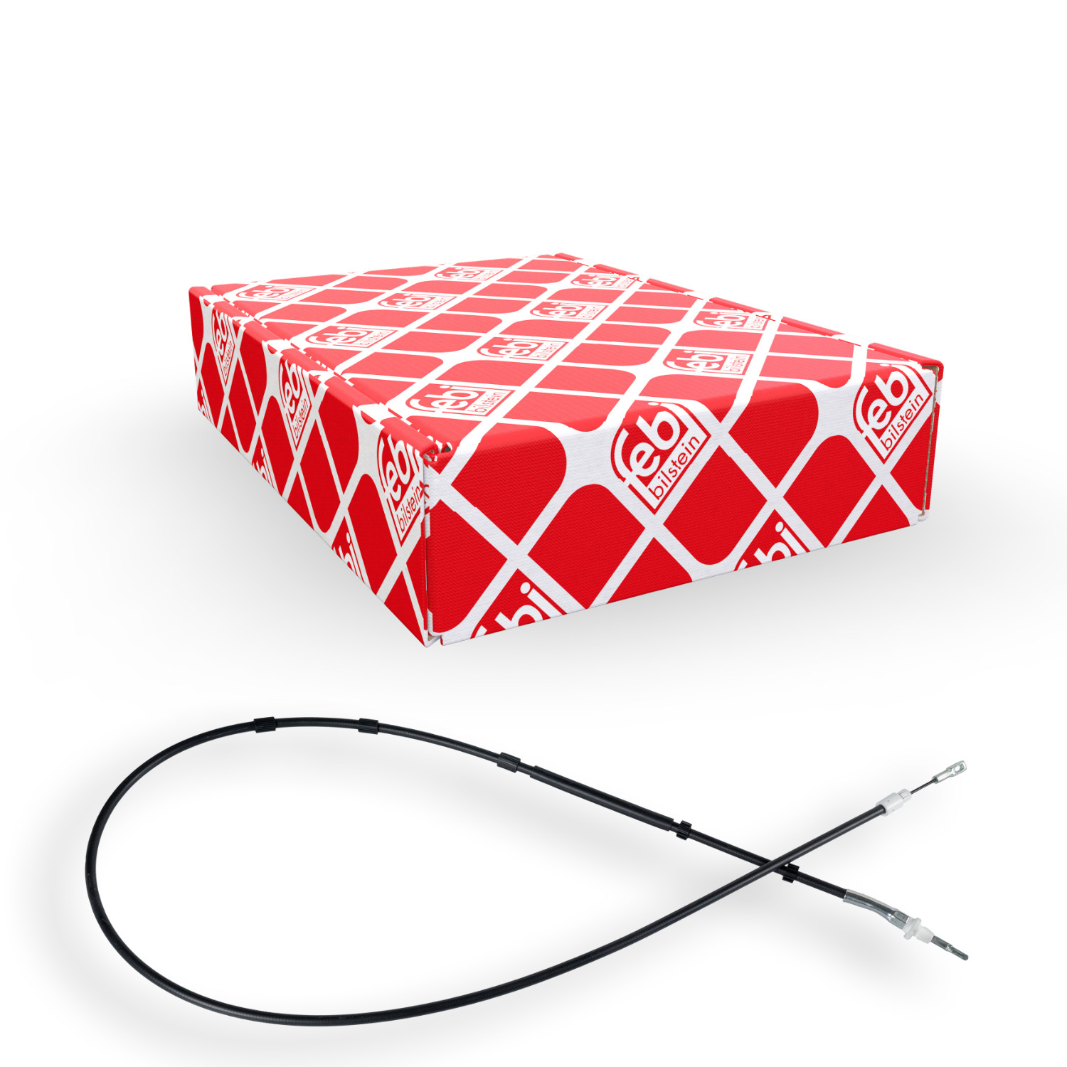 FEBI BILSTEIN Seilzug, Feststellbremse 34394 f&uuml;r MERCEDES-BENZ, hinten links