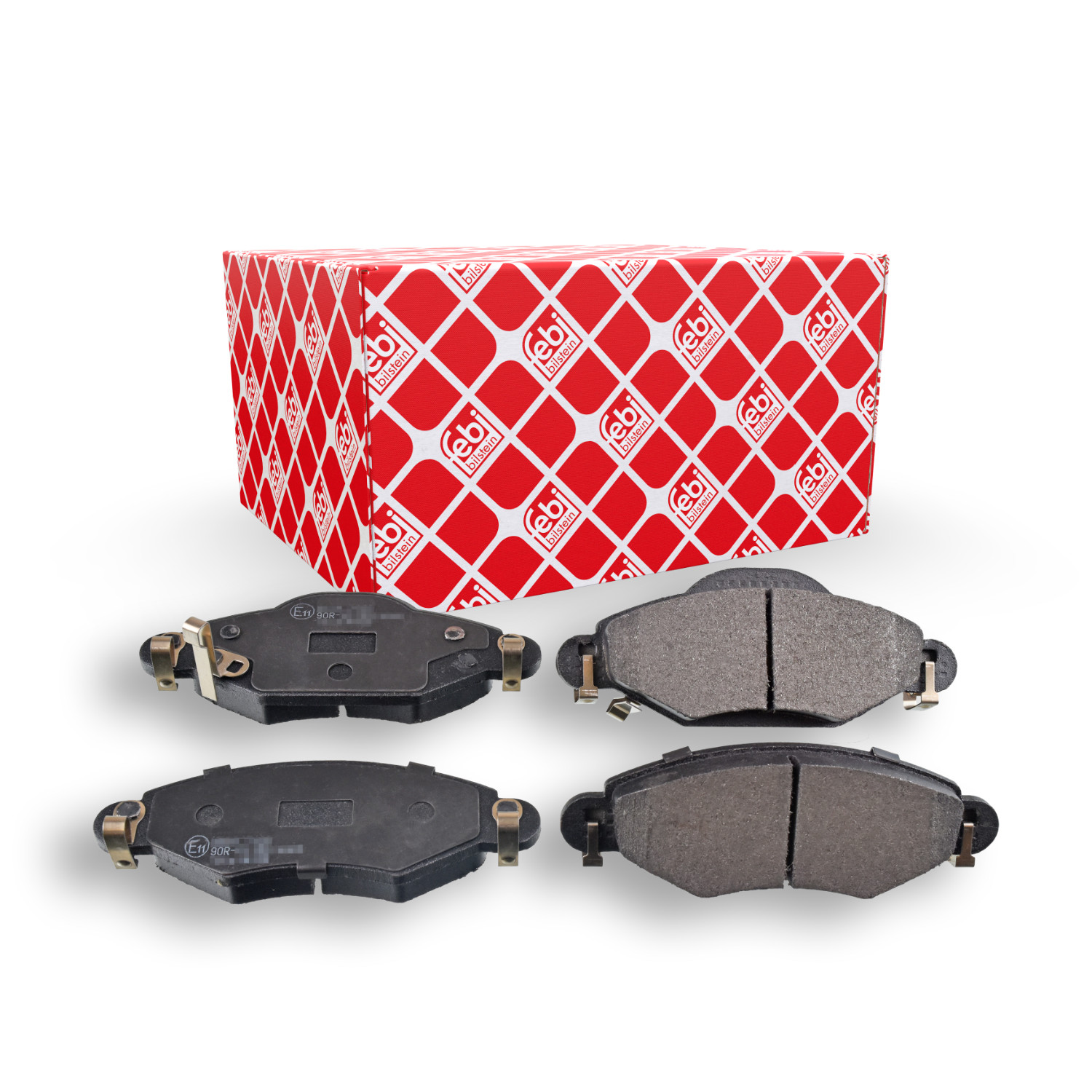 FEBI BILSTEIN Bremsbelagsatz, Scheibenbremse 16576 f&uuml;r TOYOTA, Vorderachse