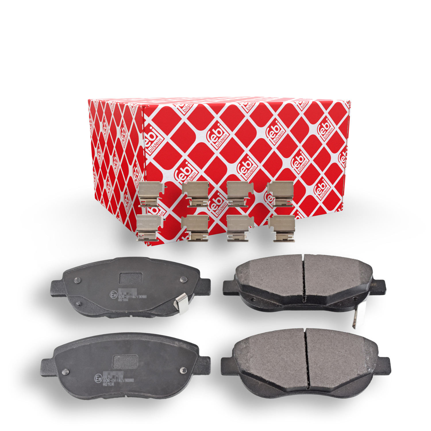 FEBI BILSTEIN Bremsbelagsatz, Scheibenbremse 116371 f&uuml;r TOYOTA, Vorderachse