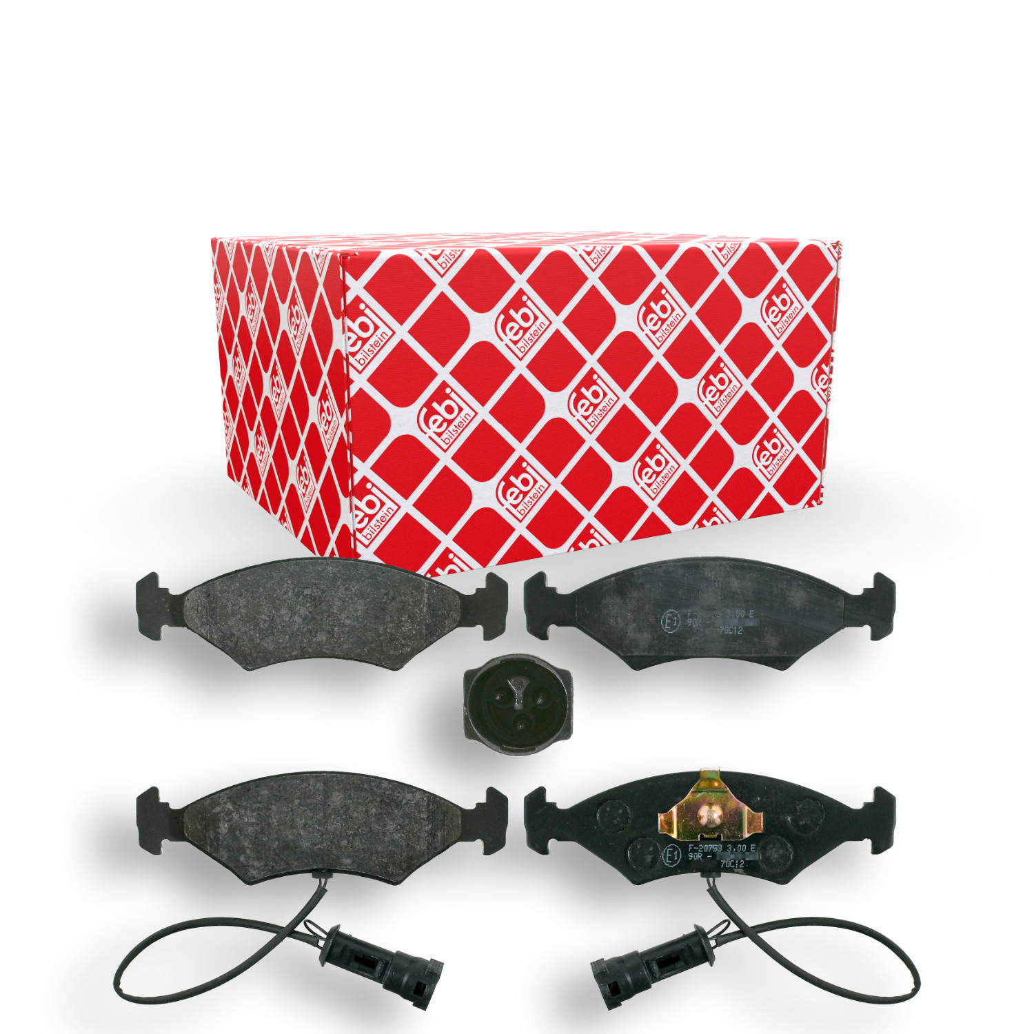 FEBI BILSTEIN Bremsbelagsatz, Scheibenbremse 16024 für FORD, Vorderachse