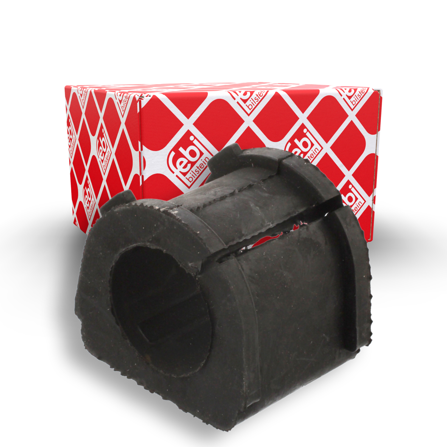 FEBI BILSTEIN Lagerung, Stabilisator 41128 f&uuml;r MITSUBISHI, Vorderachse, innen