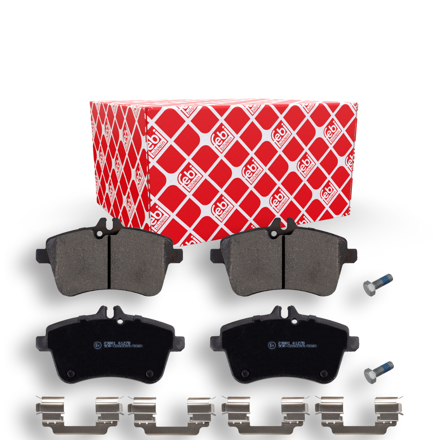 FEBI BILSTEIN Bremsbelagsatz, Scheibenbremse 16529 f&uuml;r MERCEDES-BENZ