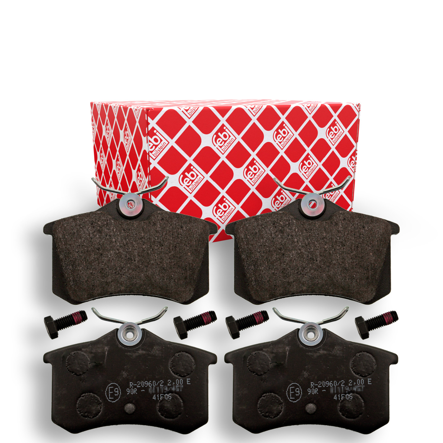 FEBI BILSTEIN Bremsbelagsatz, Scheibenbremse 116099 f&uuml;r LANCIA, Hinterachse