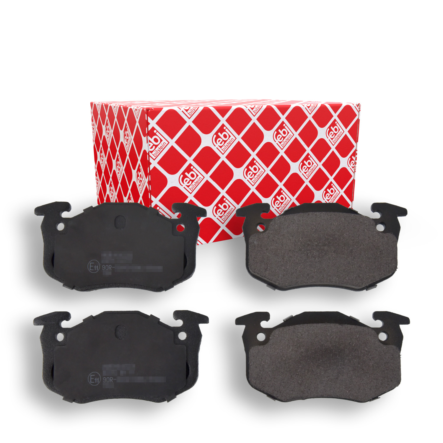 FEBI BILSTEIN Bremsbelagsatz, Scheibenbremse 16236 f&uuml;r RENAULT, Vorderachse