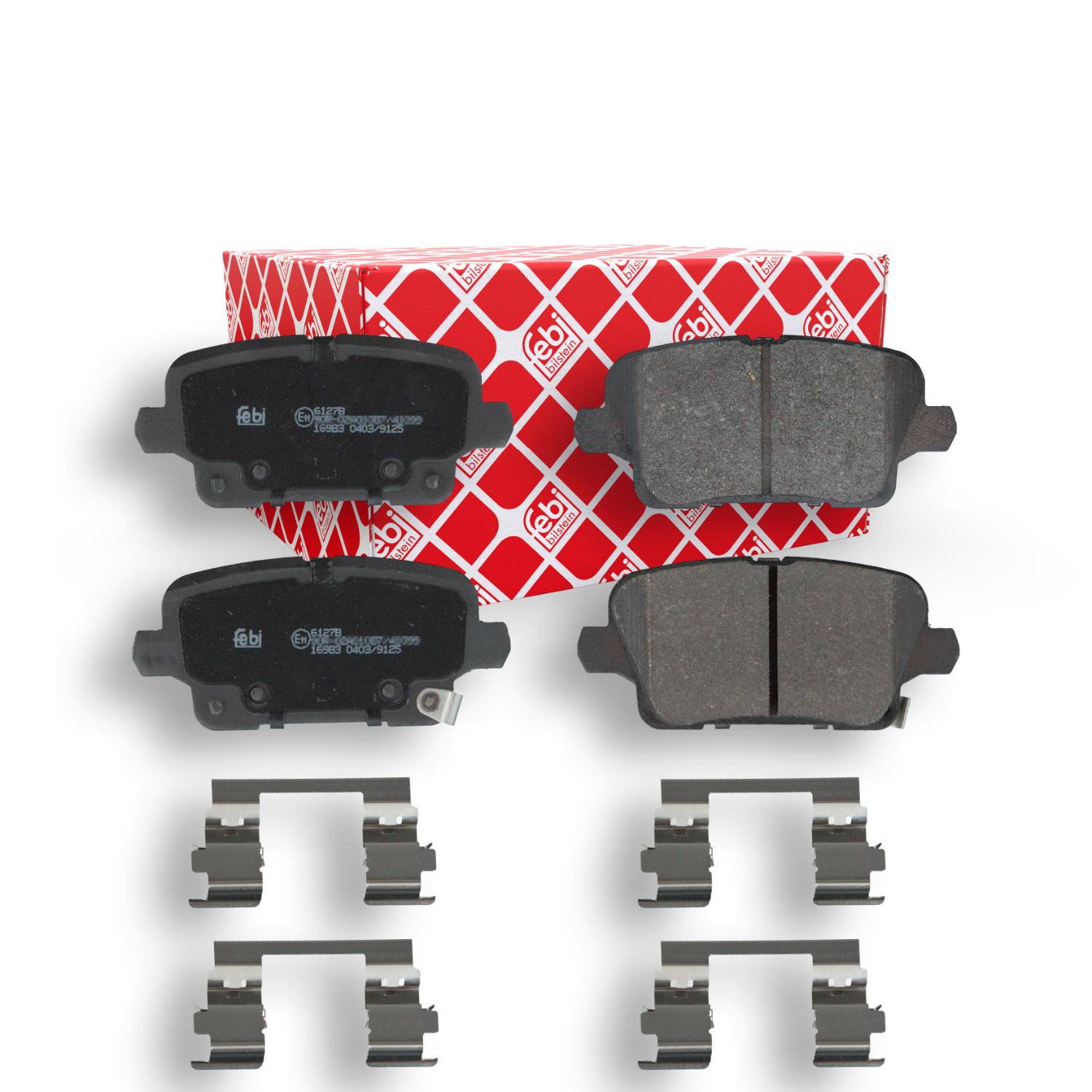 FEBI BILSTEIN Bremsbelagsatz, Scheibenbremse 16983 f&uuml;r OPEL VAUXHALL