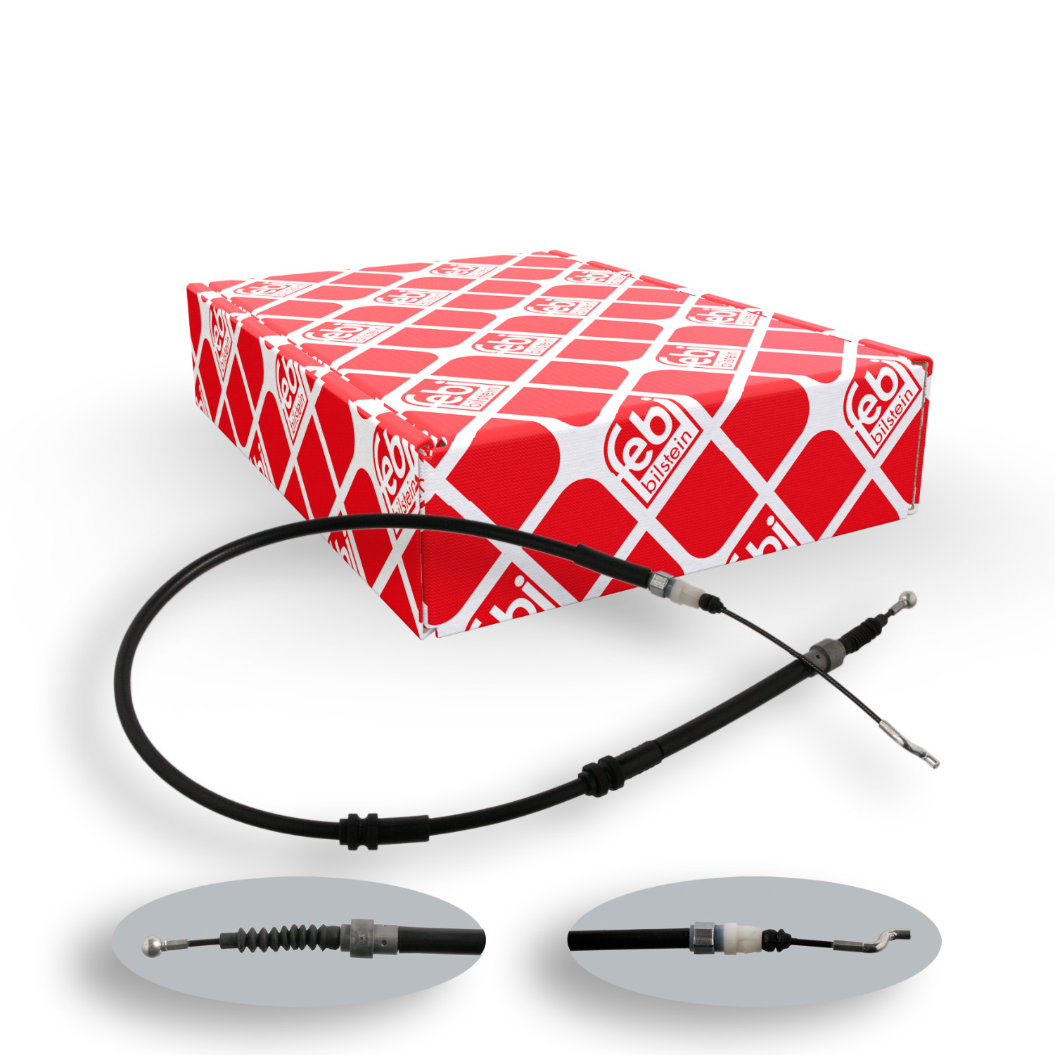 FEBI BILSTEIN Seilzug, Feststellbremse 36352 f&uuml;r VW, hinten links, hinten rechts