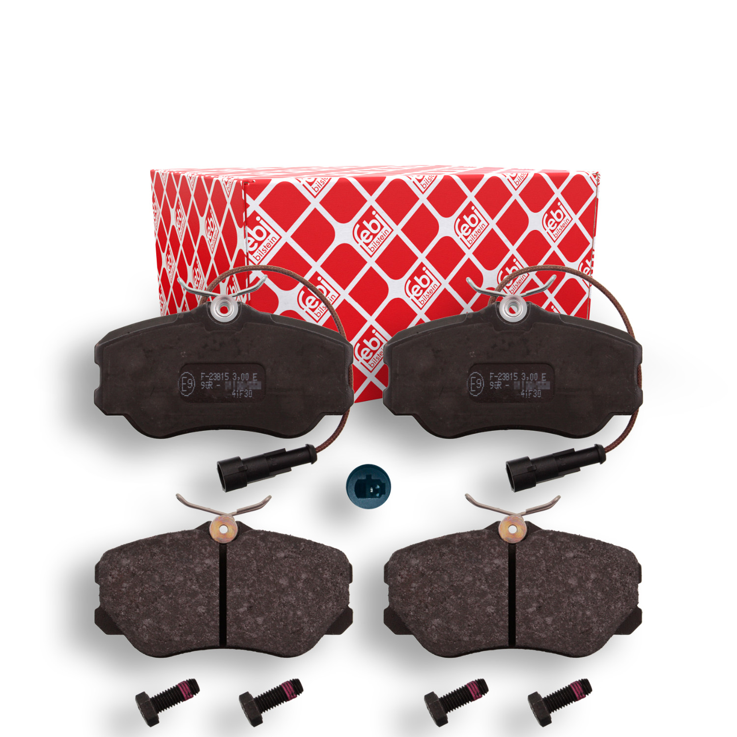 FEBI BILSTEIN Bremsbelagsatz, Scheibenbremse 116004 f&uuml;r ALFA ROMEO, Vorderachse