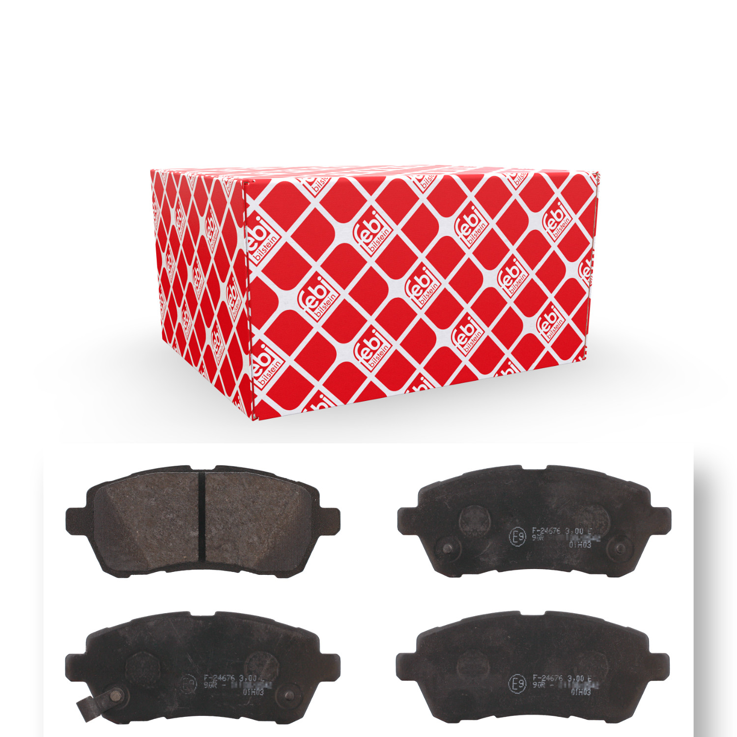 FEBI BILSTEIN Bremsbelagsatz, Scheibenbremse 16771 f&uuml;r DAIHATSU MAZDA SUBARU