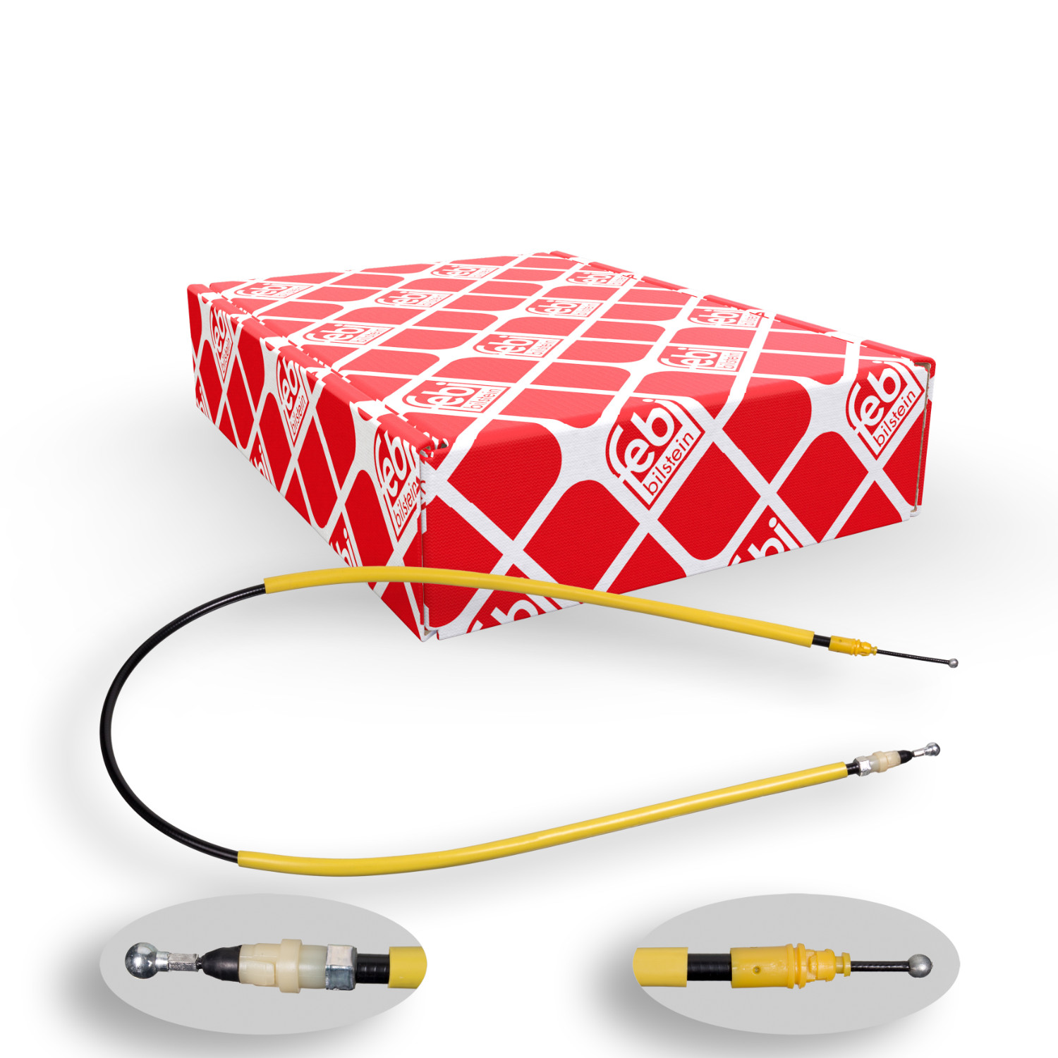 Seilzug, Feststellbremse FEBI BILSTEIN 33168 f&uuml;r NISSAN OPEL RENAULT VAUXHALL