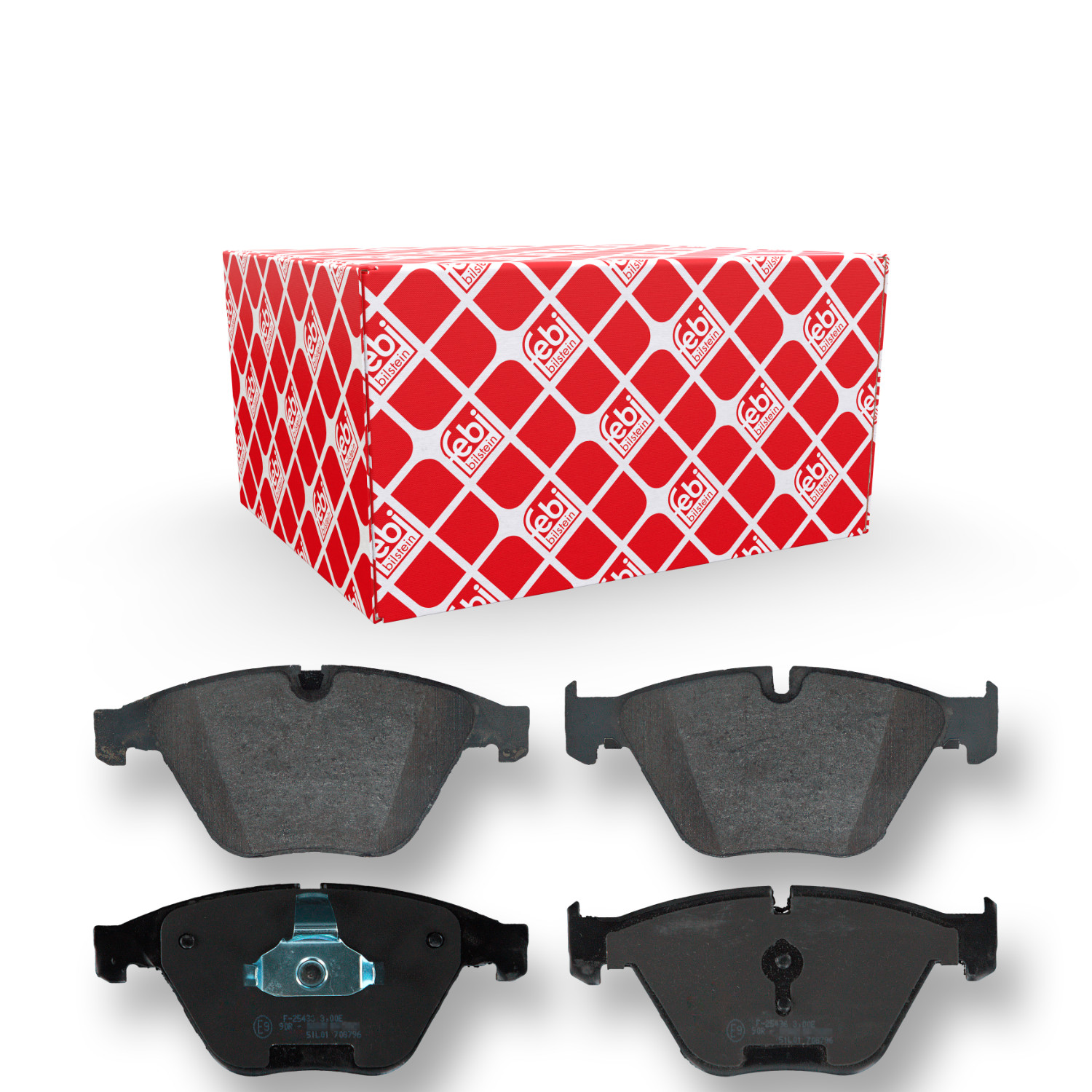 FEBI BILSTEIN Bremsbelagsatz, Scheibenbremse 16899 f&uuml;r BMW, Vorderachse