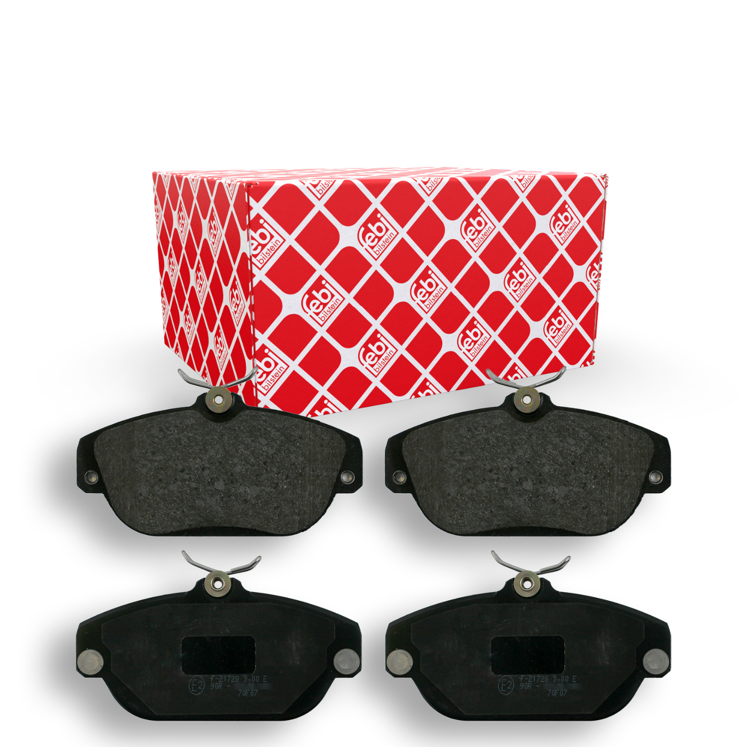 FEBI BILSTEIN Bremsbelagsatz, Scheibenbremse 16228 f&uuml;r VOLVO, Vorderachse