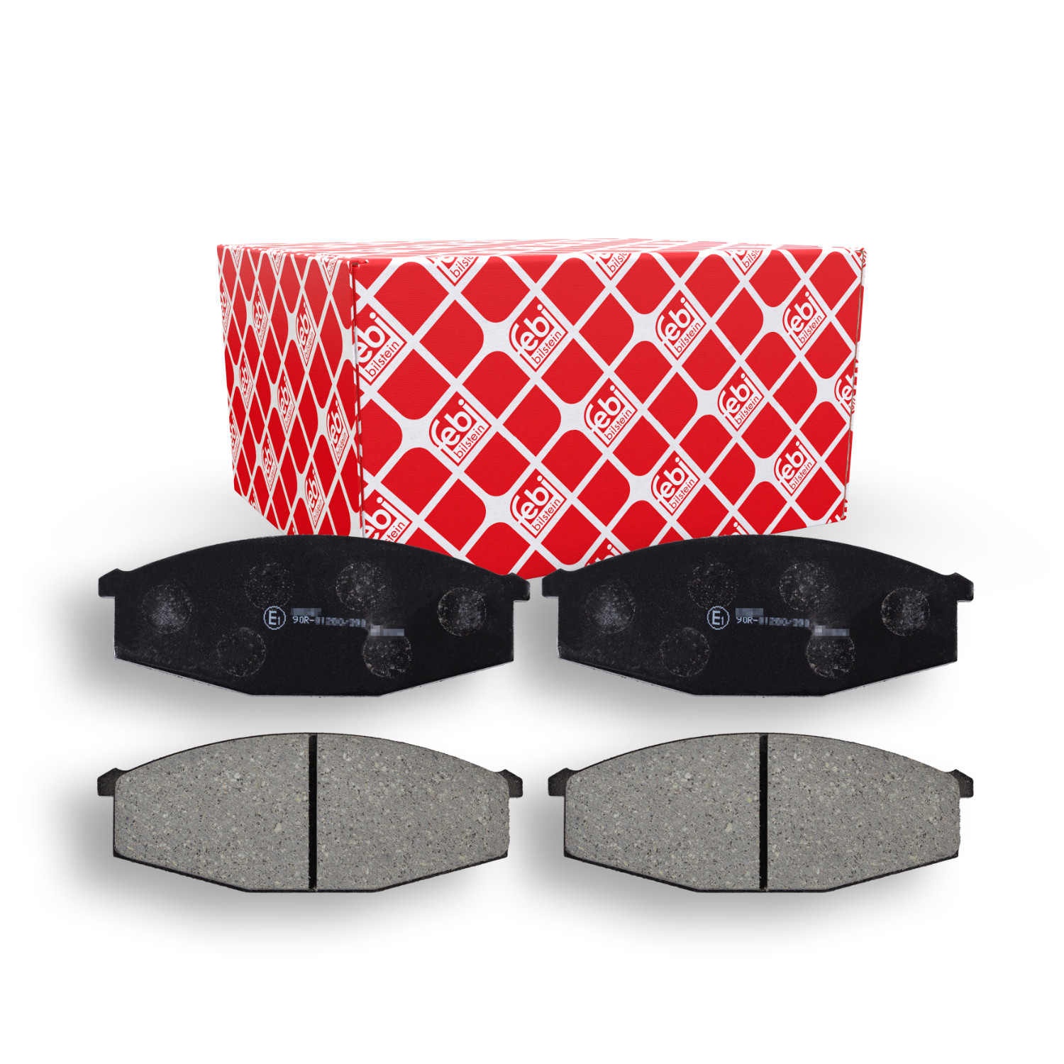 FEBI BILSTEIN Bremsbelagsatz, Scheibenbremse 16263 f&uuml;r NISSAN, Vorderachse