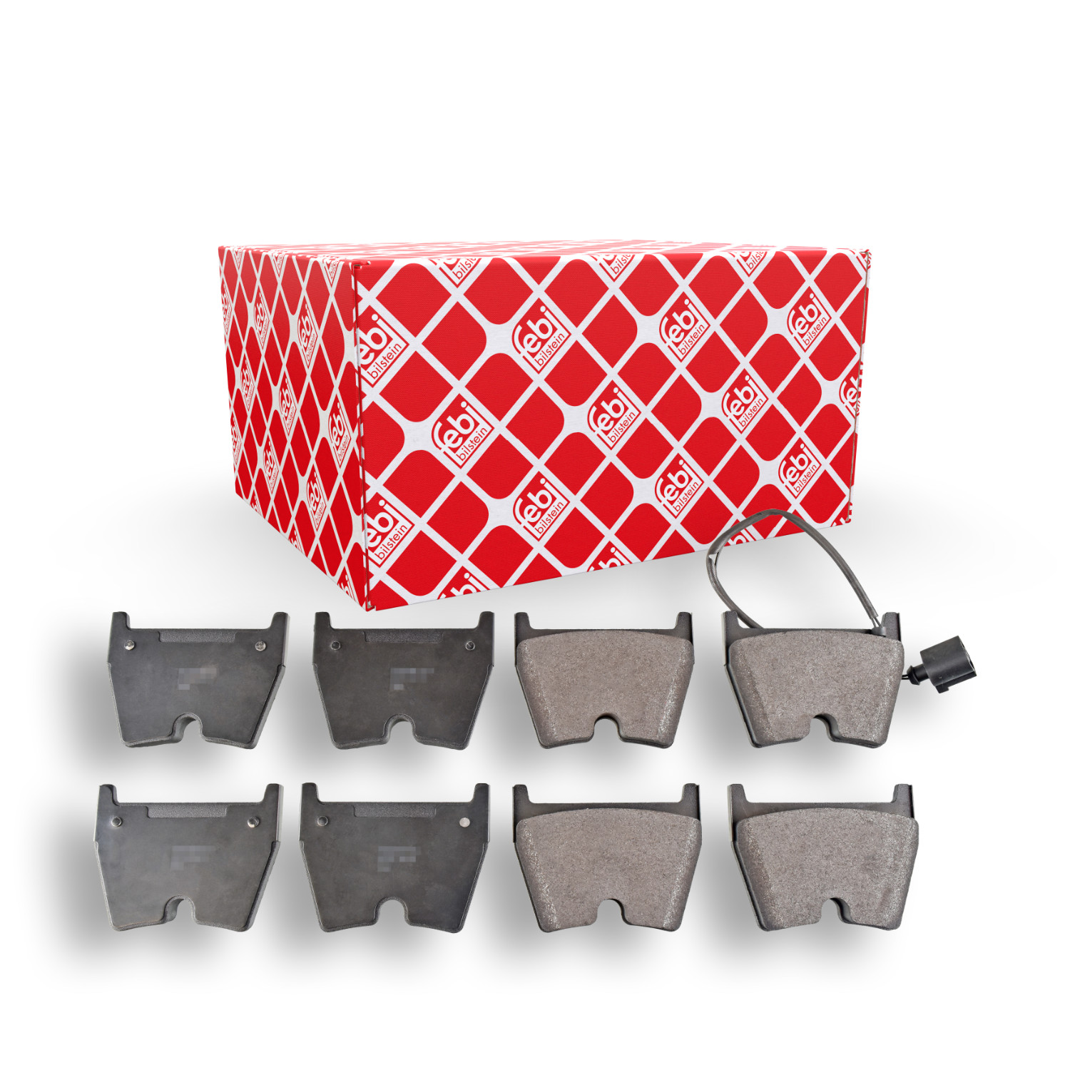 FEBI BILSTEIN Bremsbelagsatz, Scheibenbremse 116426 f&uuml;r AUDI, Vorderachse