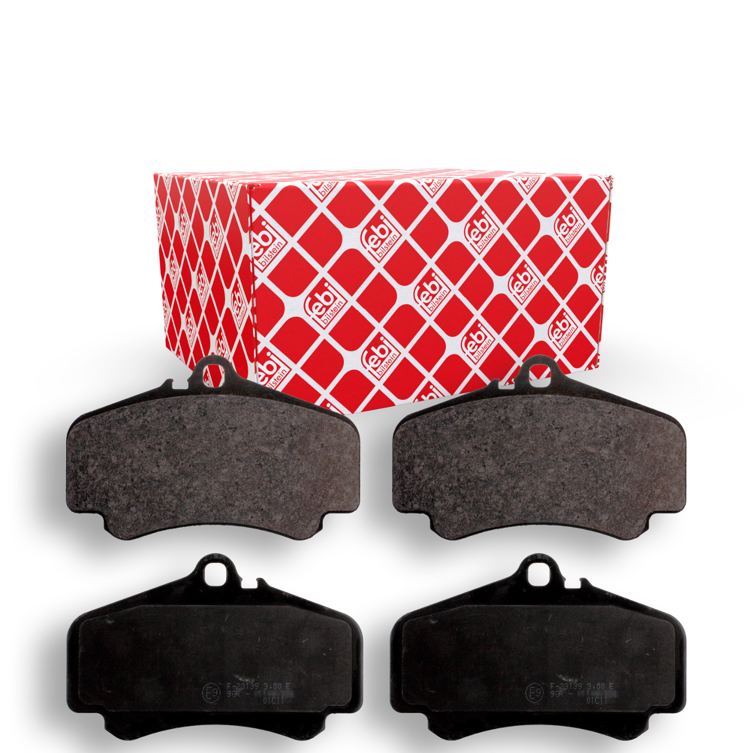 FEBI BILSTEIN Bremsbelagsatz, Scheibenbremse 16752 f&uuml;r PORSCHE, Vorderachse