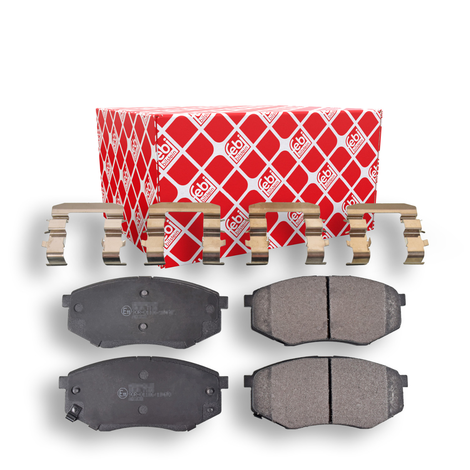 FEBI BILSTEIN Bremsbelagsatz, Scheibenbremse 116295 f&uuml;r HYUNDAI KIA, Vorderachse