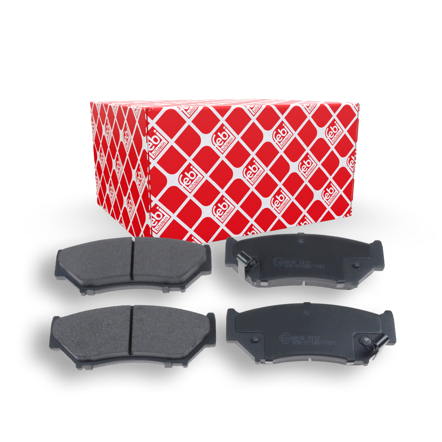 FEBI BILSTEIN Bremsbelagsatz, Scheibenbremse 16657 f&uuml;r MAZDA SUZUKI, Vorderachse