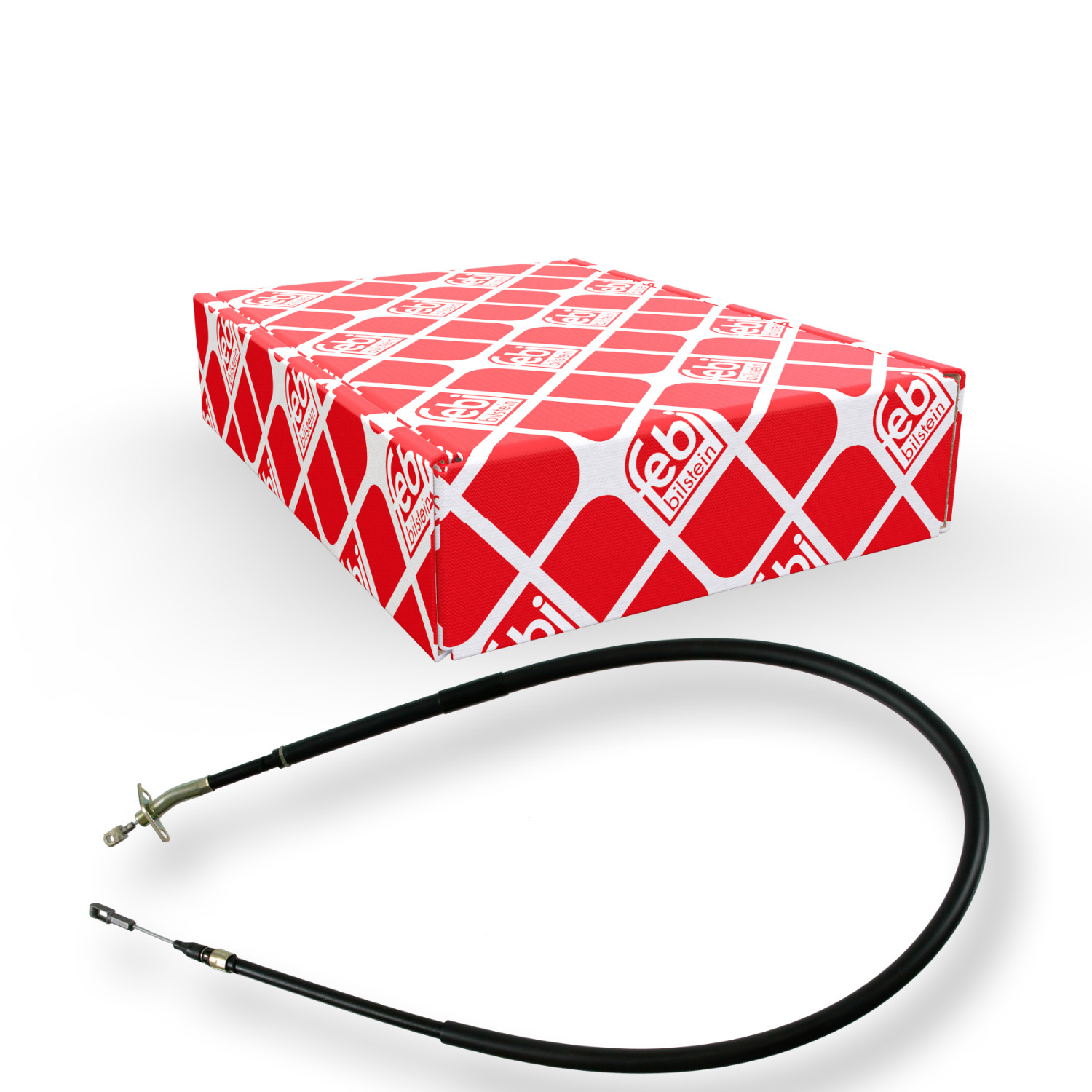 FEBI BILSTEIN Seilzug, Feststellbremse 21264 f&uuml;r DODGE MERCEDES-BENZ VW