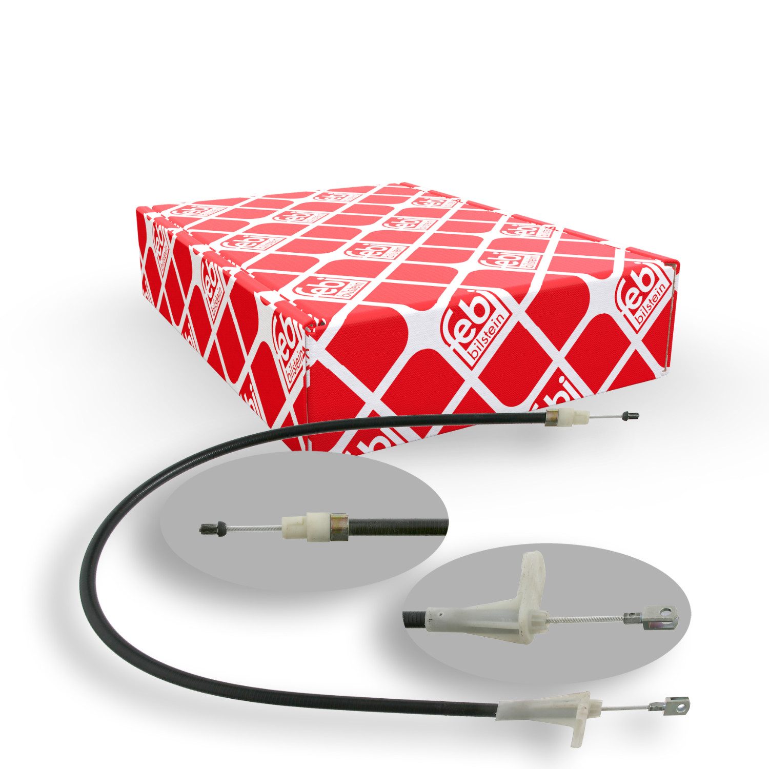 FEBI BILSTEIN Seilzug, Feststellbremse 22674 f&uuml;r MERCEDES-BENZ, hinten links