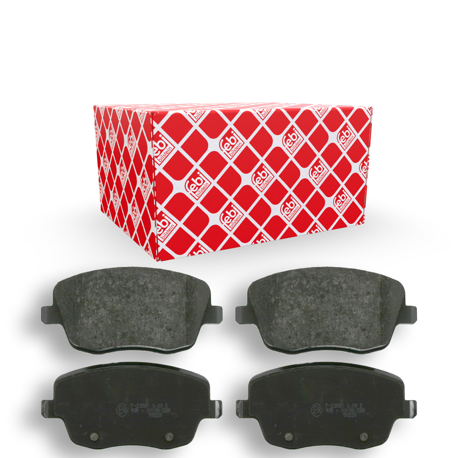 FEBI BILSTEIN Bremsbelagsatz, Scheibenbremse 16484 f&uuml;r SEAT SKODA VW