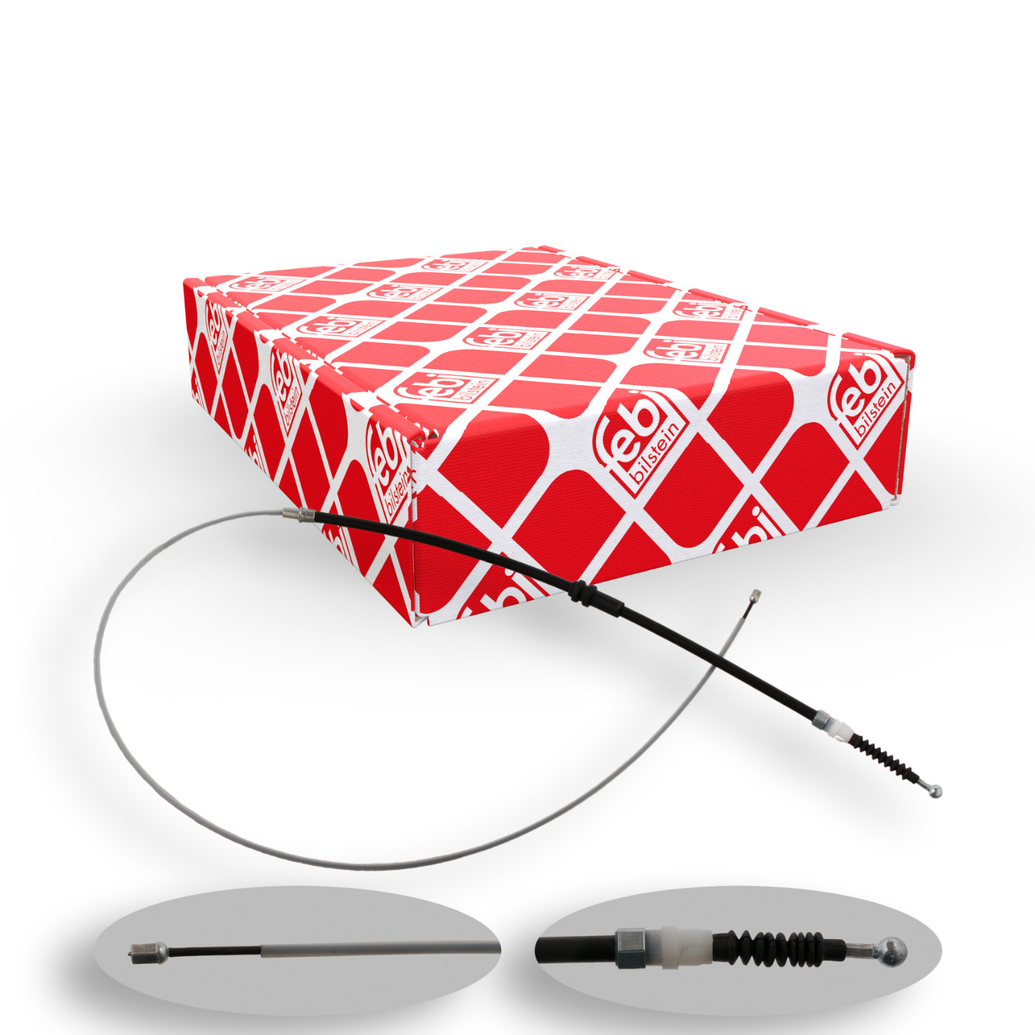 FEBI BILSTEIN Seilzug, Feststellbremse 36957 f&uuml;r VW, hinten links, hinten rechts