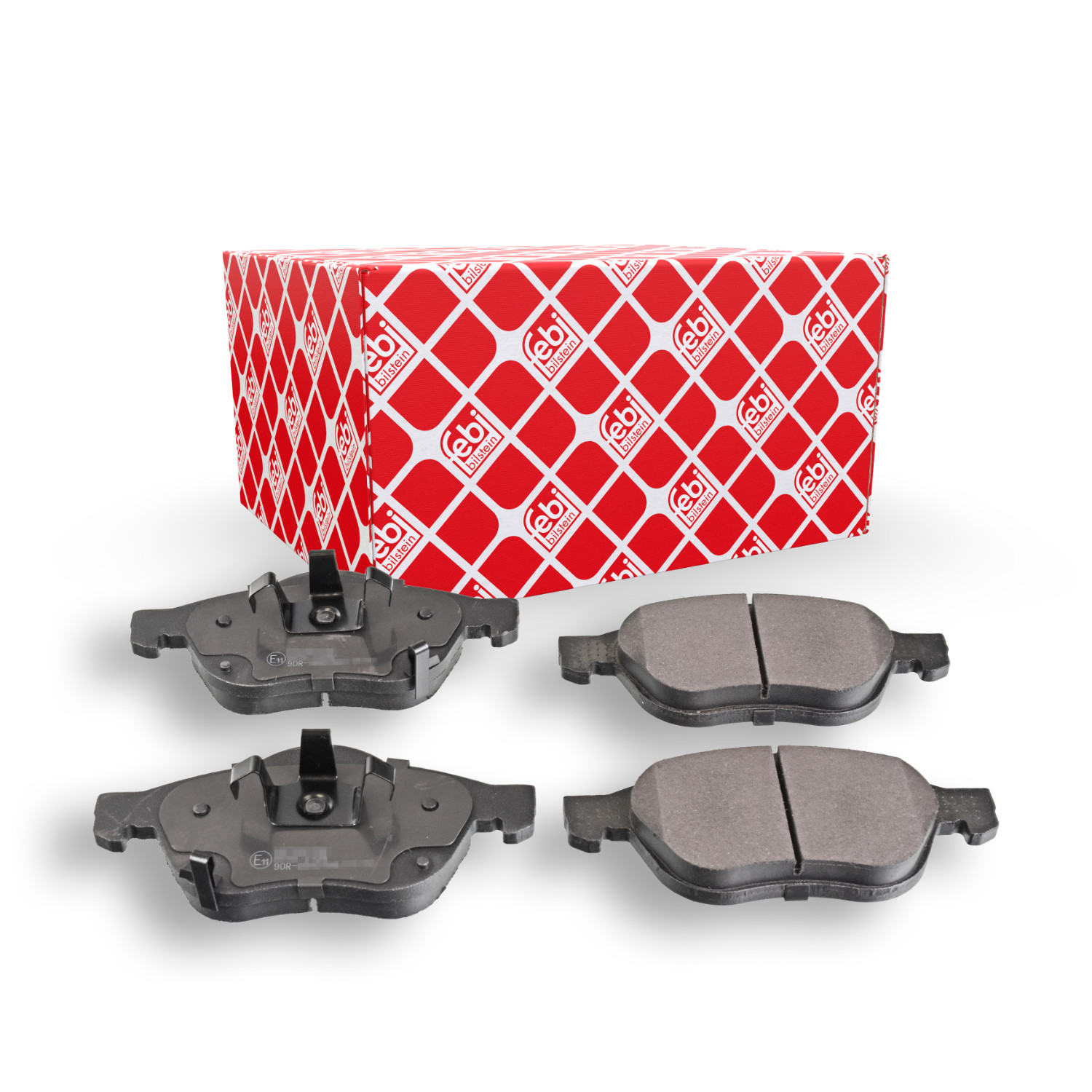 FEBI BILSTEIN Bremsbelagsatz, Scheibenbremse 116387 f&uuml;r TOYOTA, Vorderachse