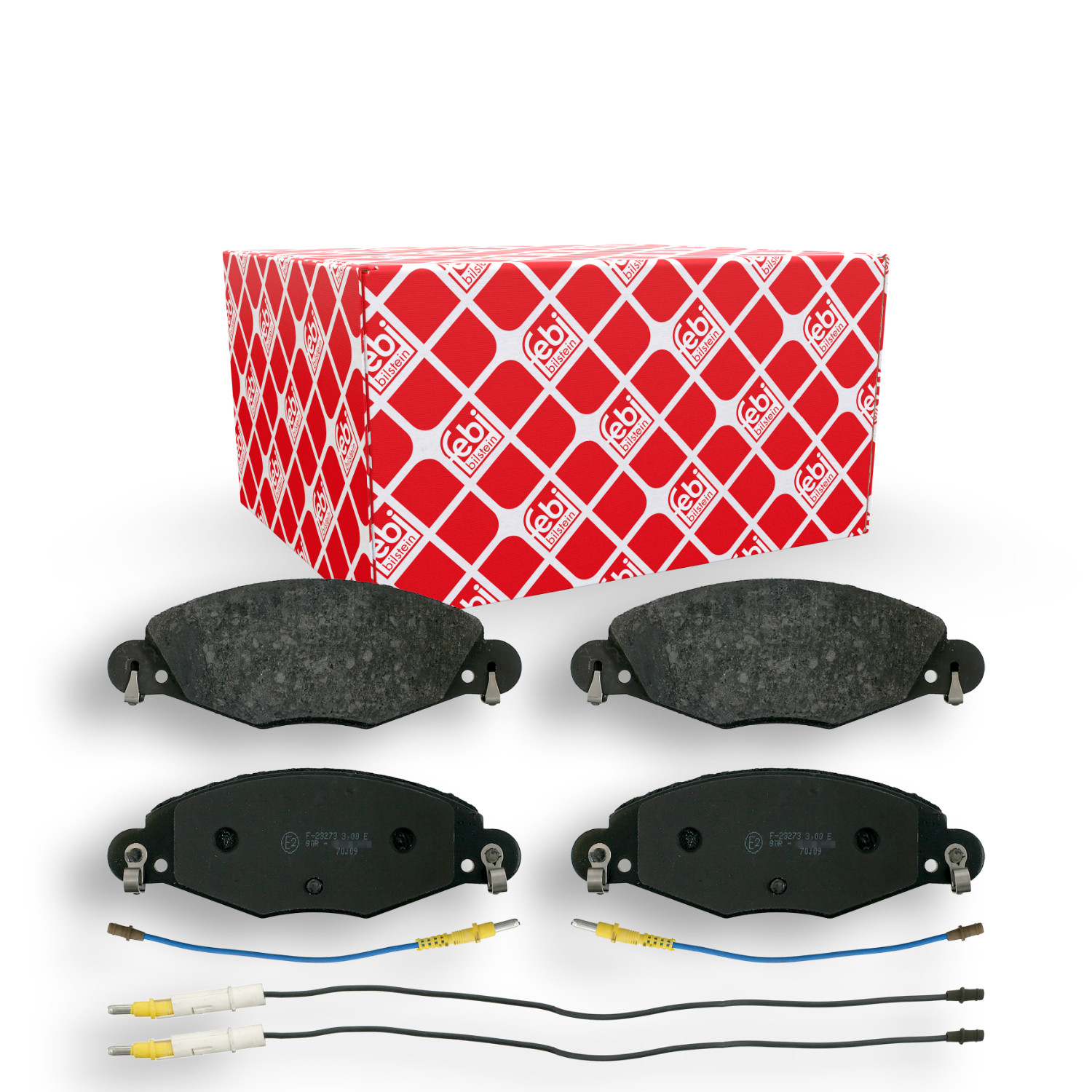 FEBI BILSTEIN Bremsbelagsatz, Scheibenbremse 16419 f&uuml;r CITRO&Euml;N, Vorderachse