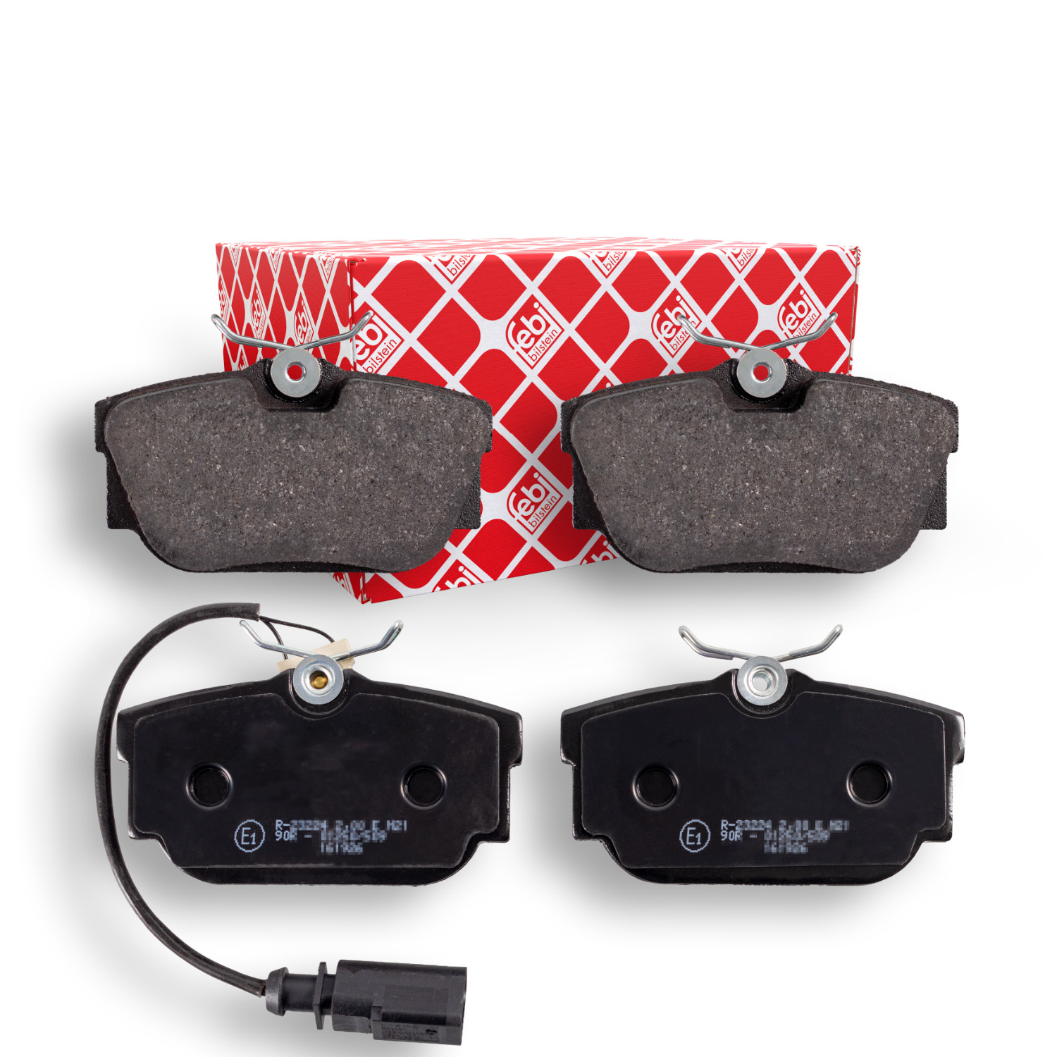 FEBI BILSTEIN Bremsbelagsatz, Scheibenbremse 16412 f&uuml;r VW, Hinterachse