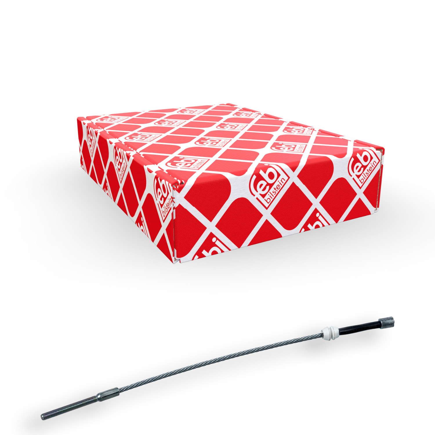 FEBI BILSTEIN Seilzug, Feststellbremse 101812 f&uuml;r OPEL VAUXHALL, vorne