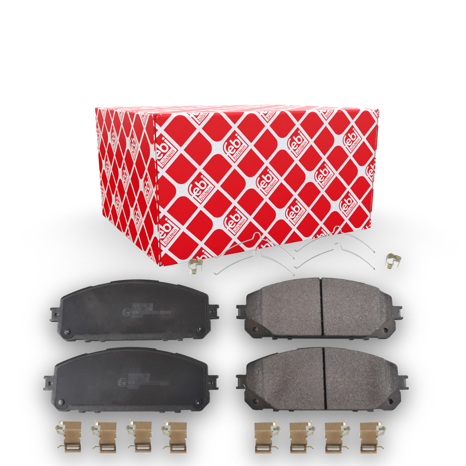 FEBI BILSTEIN Bremsbelagsatz, Scheibenbremse 170624 f&uuml;r JEEP, Vorderachse