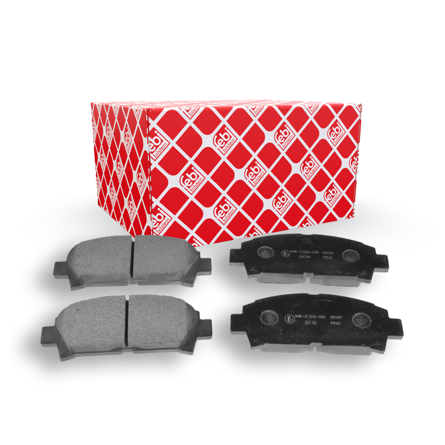 FEBI BILSTEIN Bremsbelagsatz, Scheibenbremse 116362 f&uuml;r TOYOTA, Vorderachse