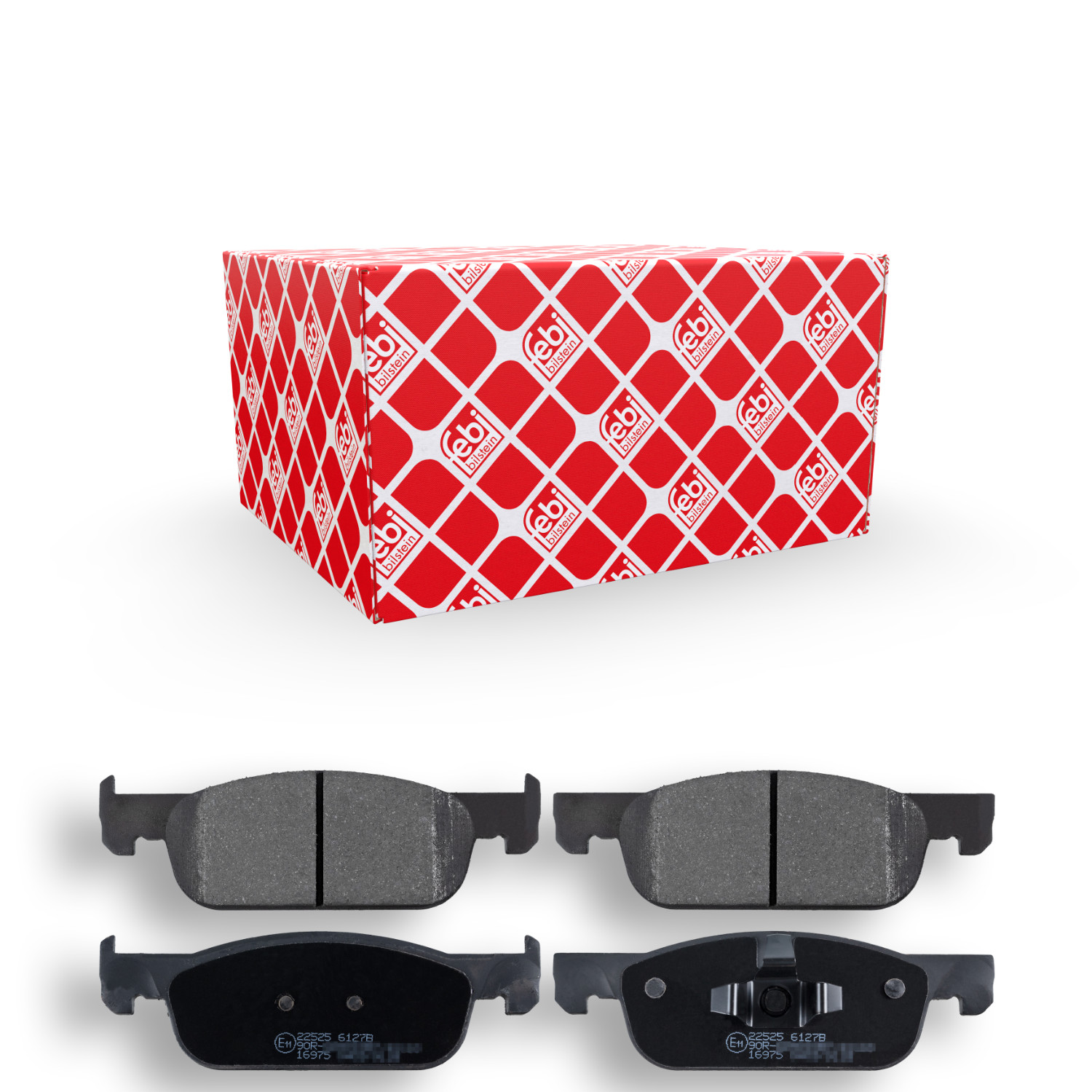FEBI BILSTEIN Bremsbelagsatz, Scheibenbremse 16975 f&uuml;r RENAULT DACIA