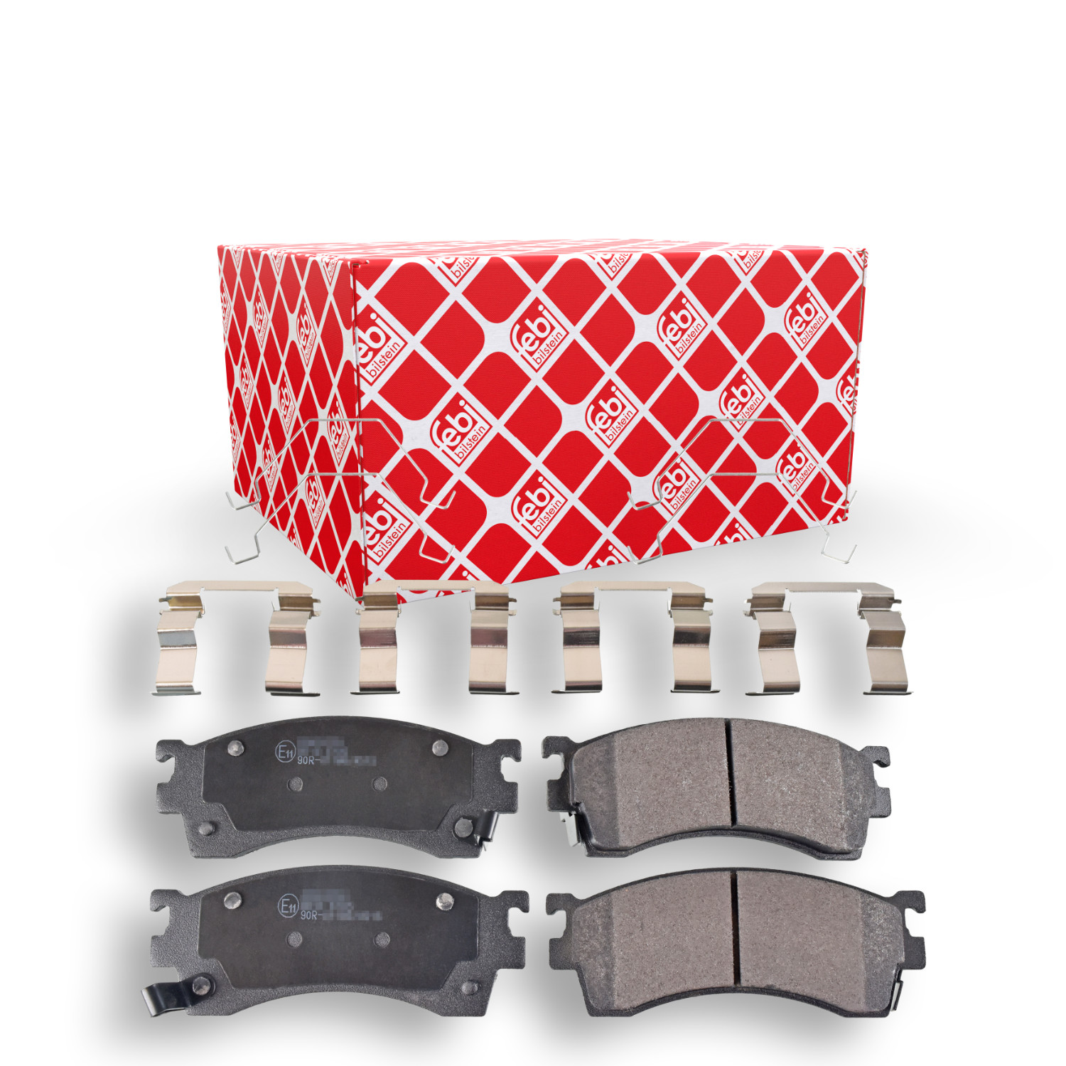 FEBI BILSTEIN Bremsbelagsatz, Scheibenbremse 16198 f&uuml;r FORD MAZDA, Vorderachse