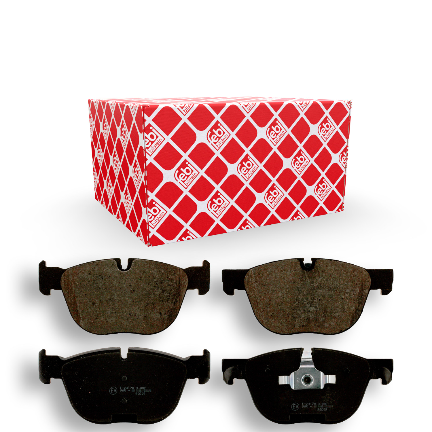 FEBI BILSTEIN Bremsbelagsatz, Scheibenbremse 16729 f&uuml;r BMW, Vorderachse