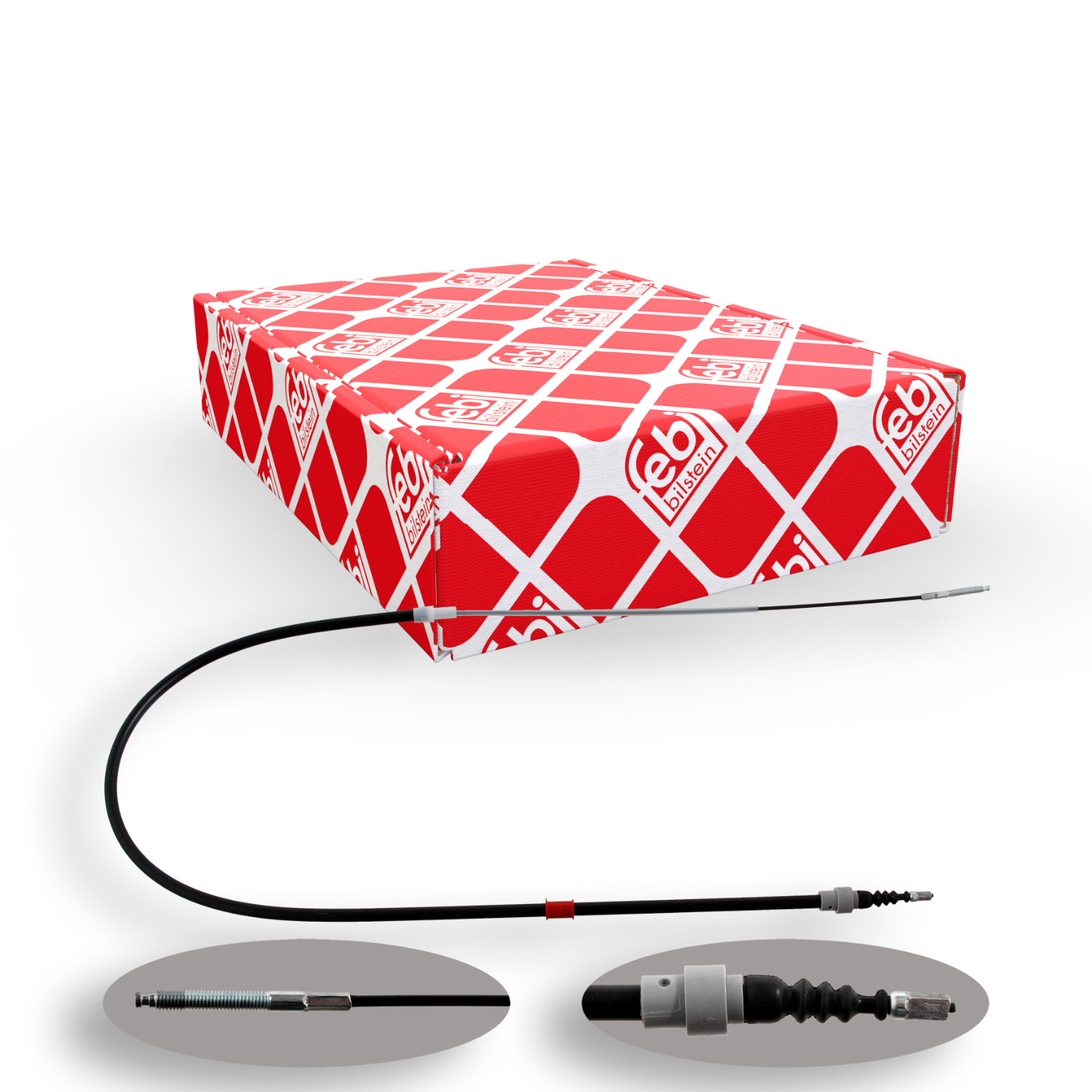 FEBI BILSTEIN Seilzug, Feststellbremse 30761 f&uuml;r SEAT VW, hinten links