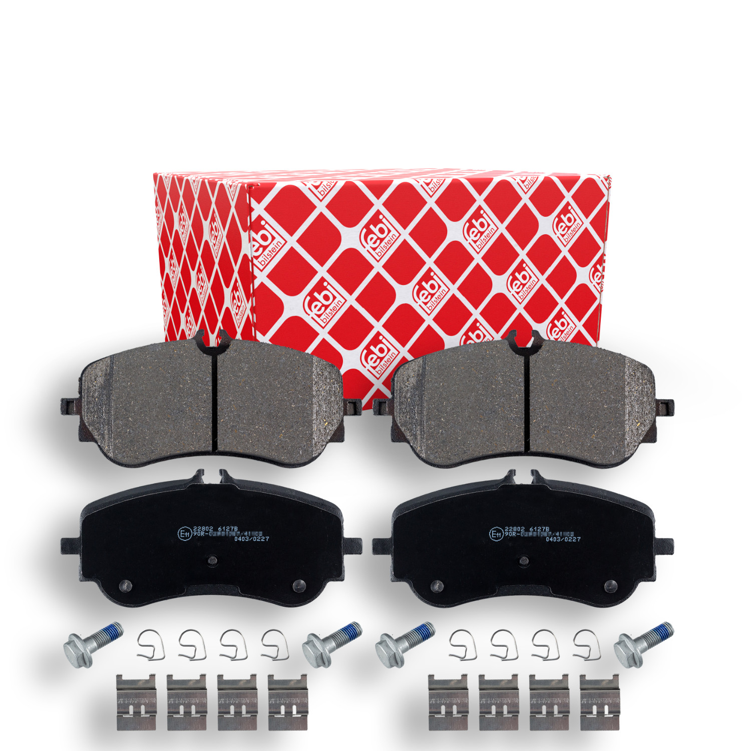 FEBI BILSTEIN Bremsbelagsatz, Scheibenbremse 16985 f&uuml;r MAN VW, Hinterachse