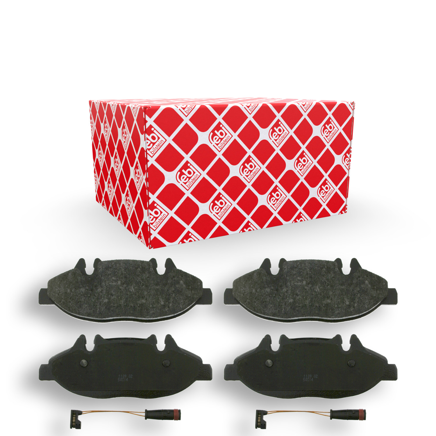FEBI BILSTEIN Bremsbelagsatz, Scheibenbremse 16487 f&uuml;r MERCEDES-BENZ