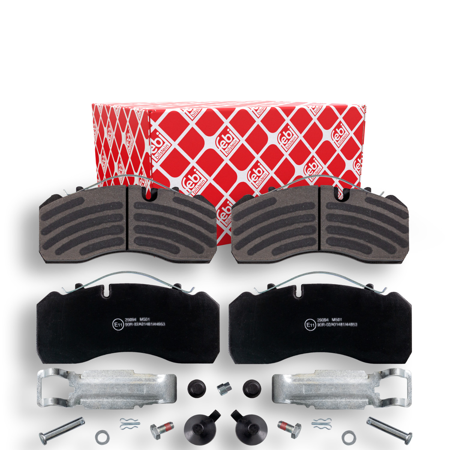 FEBI BILSTEIN Bremsbelagsatz, Scheibenbremse 16719 f&uuml;r IVECO MAN MERCEDES-BENZ