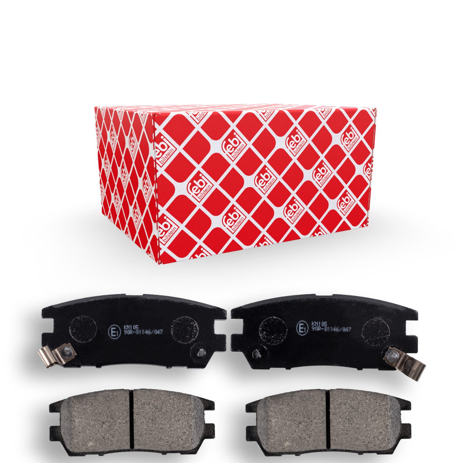 FEBI BILSTEIN Bremsbelagsatz, Scheibenbremse 170239 f&uuml;r MITSUBISHI, Hinterachse