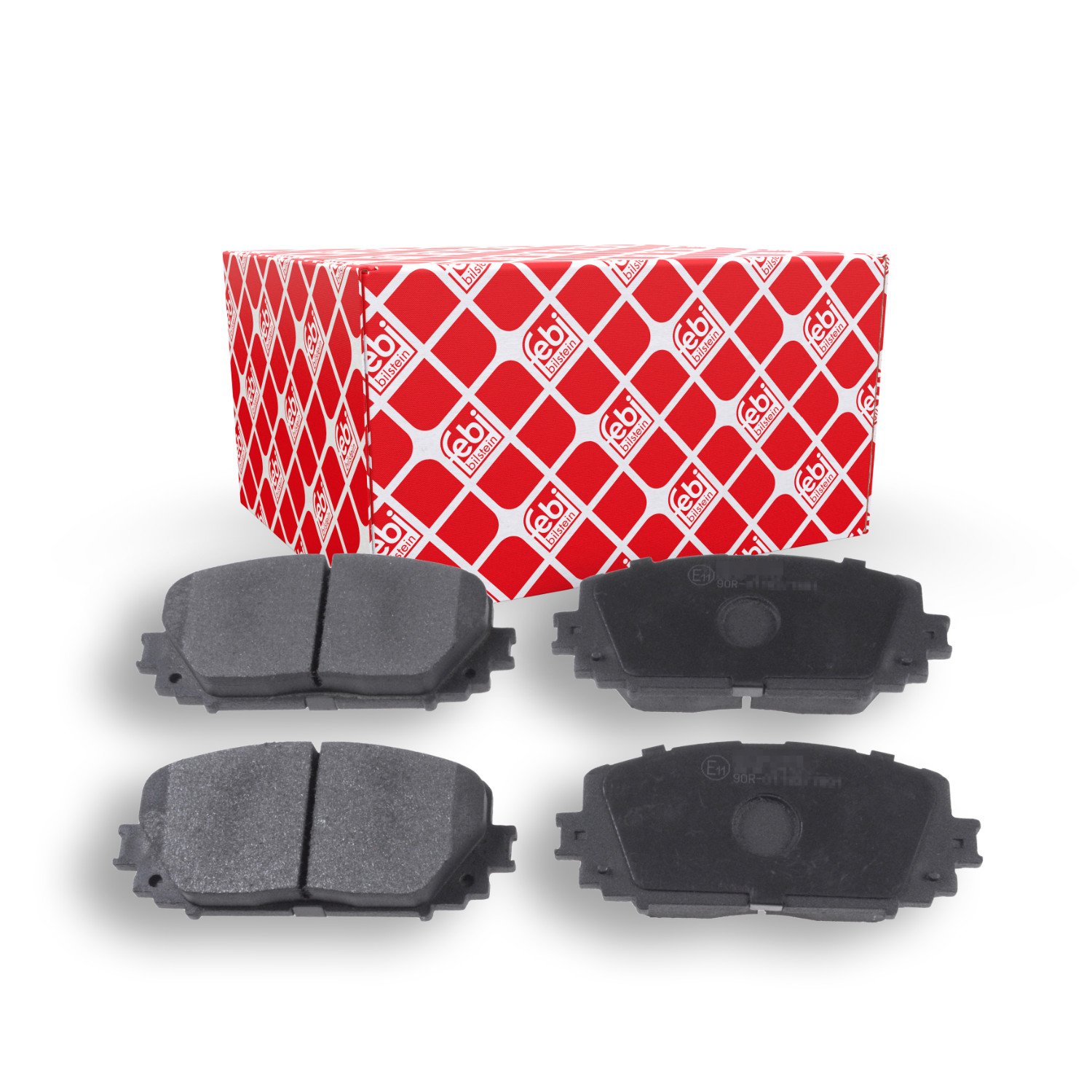 FEBI BILSTEIN Bremsbelagsatz, Scheibenbremse 116401 f&uuml;r TOYOTA, Vorderachse