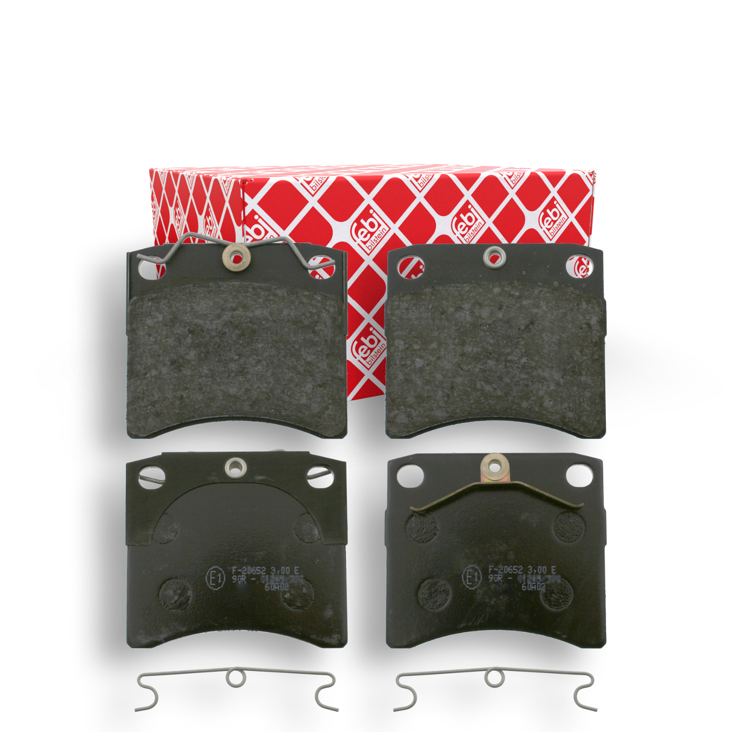 FEBI BILSTEIN Bremsbelagsatz, Scheibenbremse 16200 f&uuml;r VW, Vorderachse