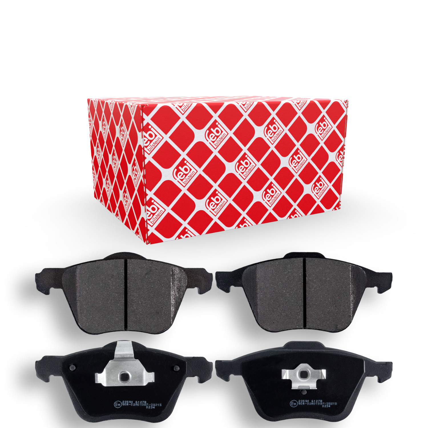 FEBI BILSTEIN Bremsbelagsatz, Scheibenbremse 16504 f&uuml;r VOLVO, Vorderachse