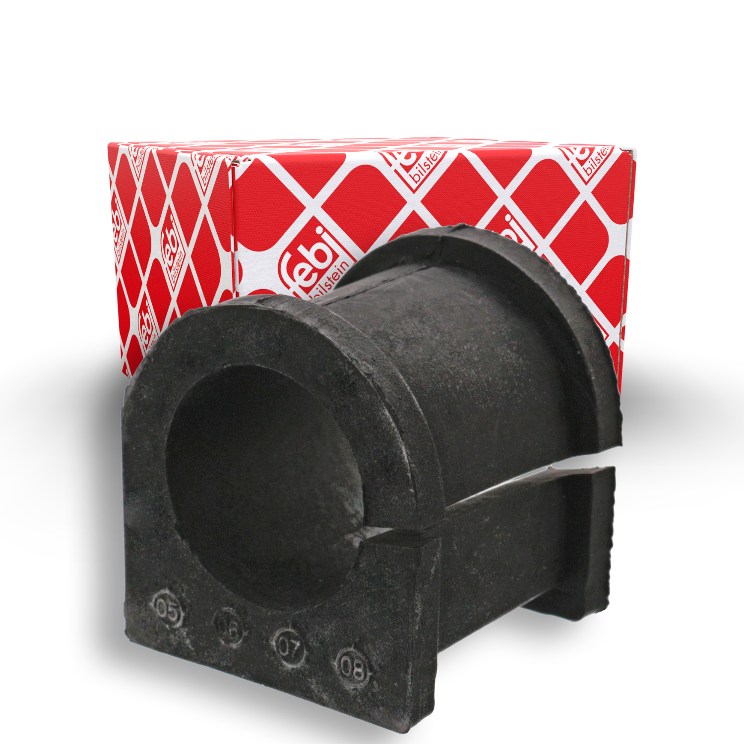 FEBI BILSTEIN Lagerung, Stabilisator 41131 f&uuml;r MITSUBISHI, Vorderachse links