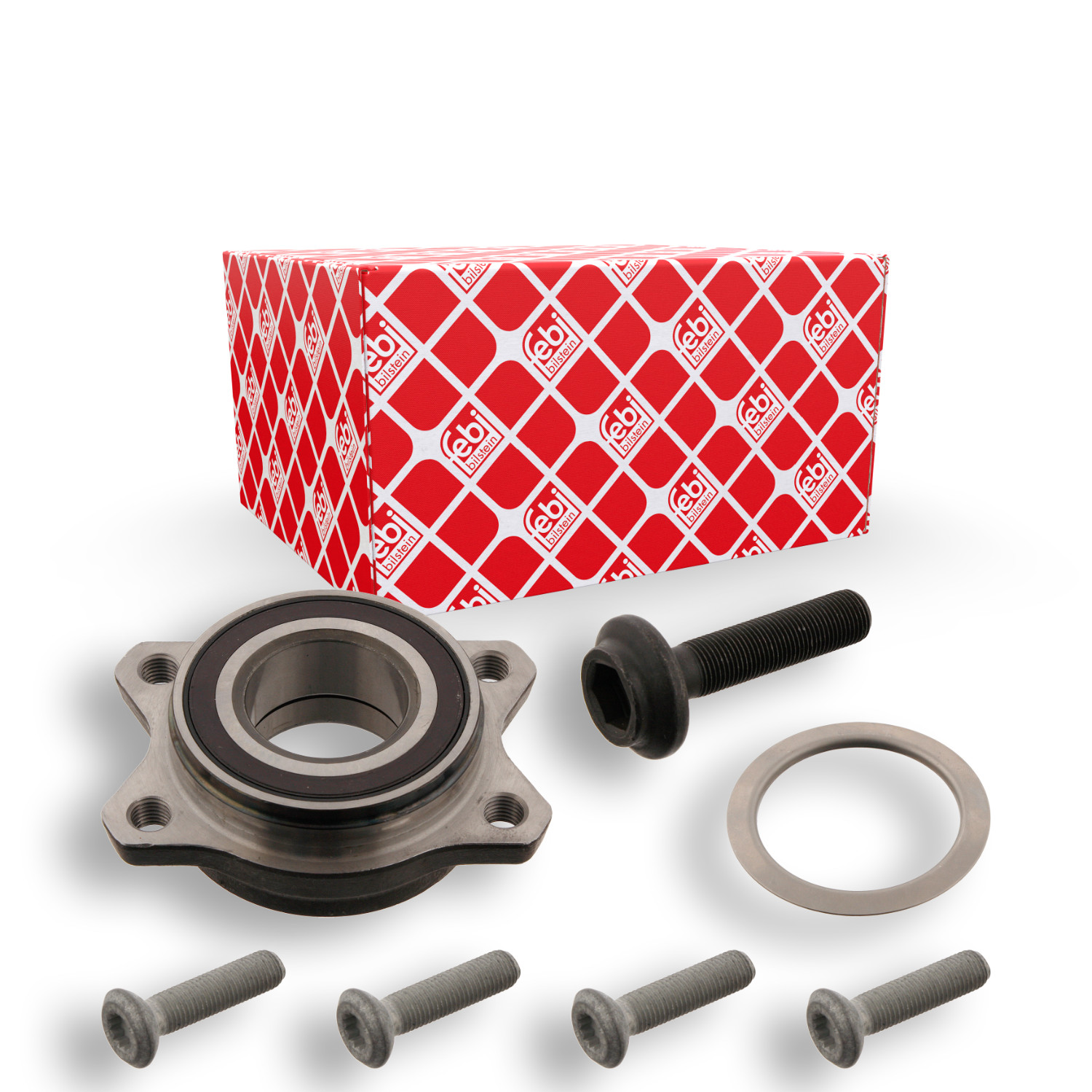 FEBI BILSTEIN Radlagersatz 29844 f&uuml;r AUDI, Vorderachse links, Vorderachse rechts