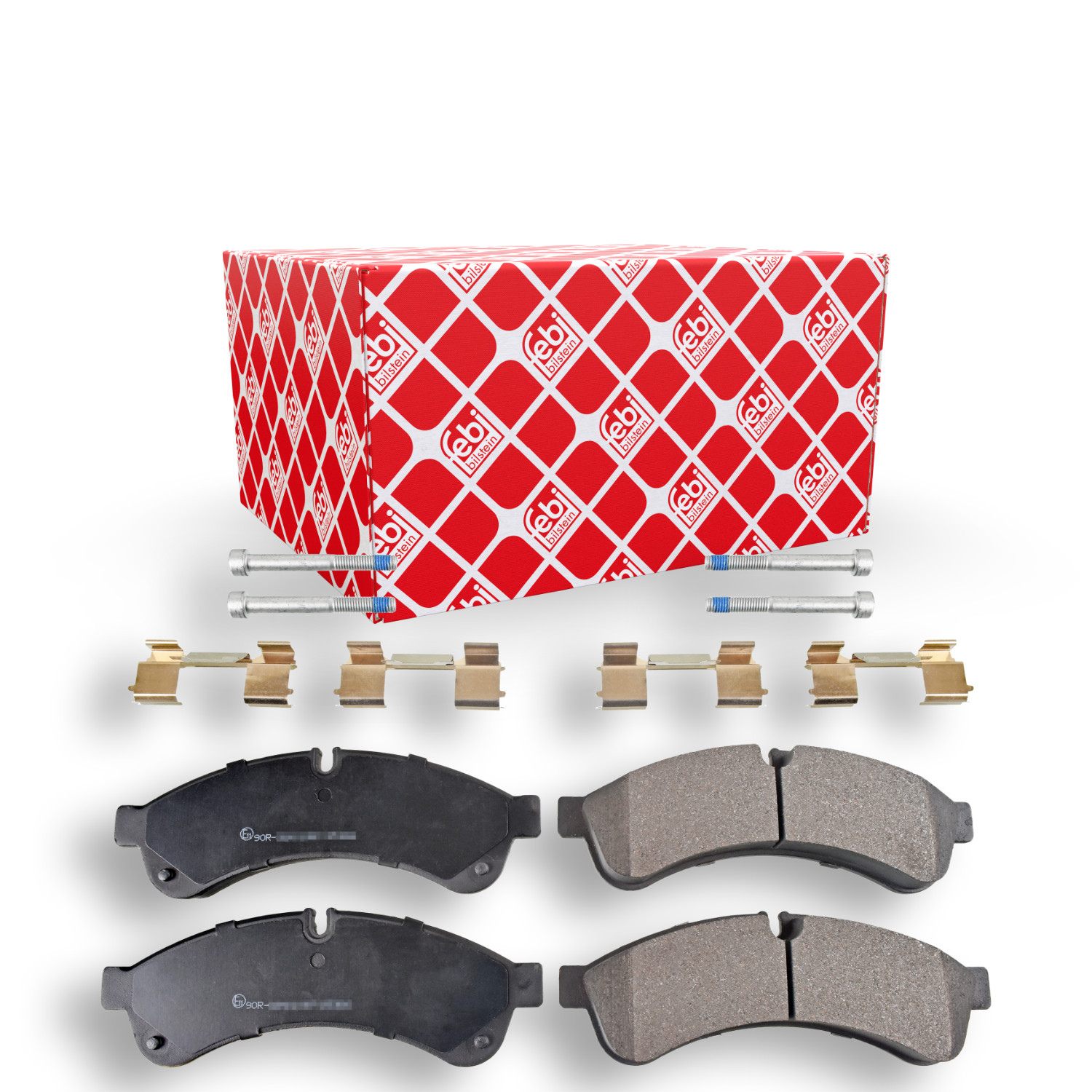 FEBI BILSTEIN Bremsbelagsatz, Scheibenbremse 116257 f&uuml;r IVECO, Hinterachse