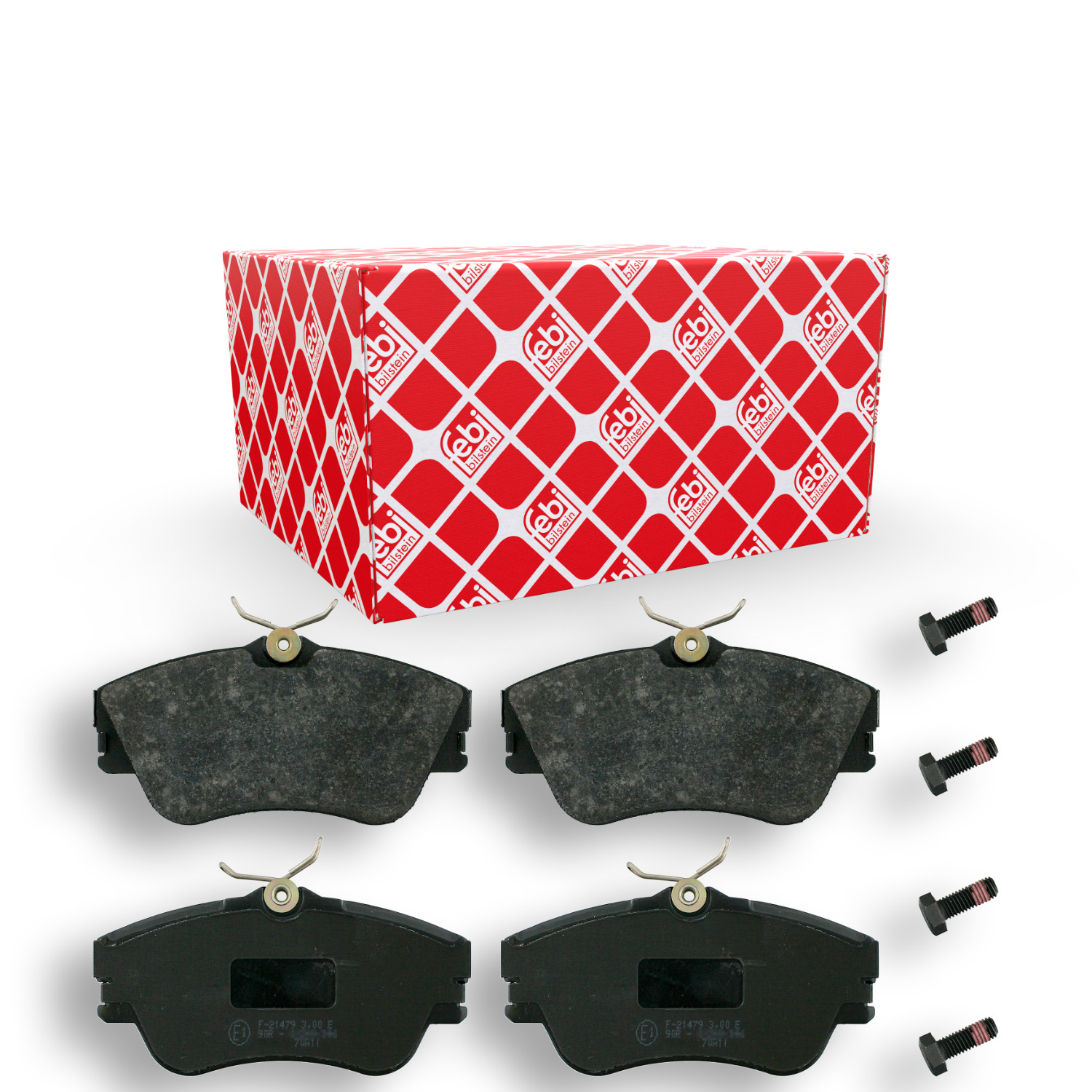Bremsbelagsatz, Scheibenbremse FEBI BILSTEIN 16304 f&uuml;r VW, Vorderachse