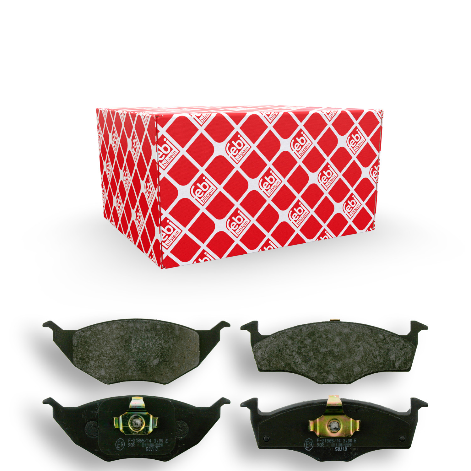 Bremsbelagsatz, Scheibenbremse FEBI BILSTEIN 16530 f&uuml;r VW, Vorderachse