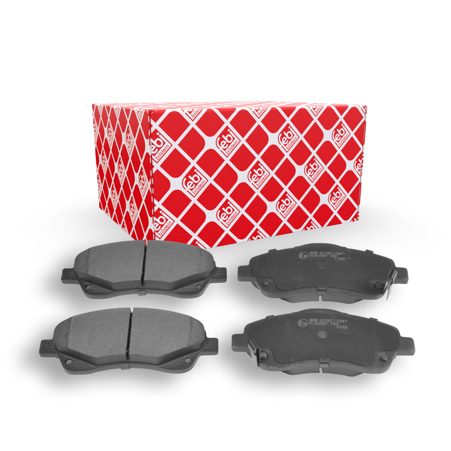 FEBI BILSTEIN Bremsbelagsatz, Scheibenbremse 16653 f&uuml;r TOYOTA, Vorderachse