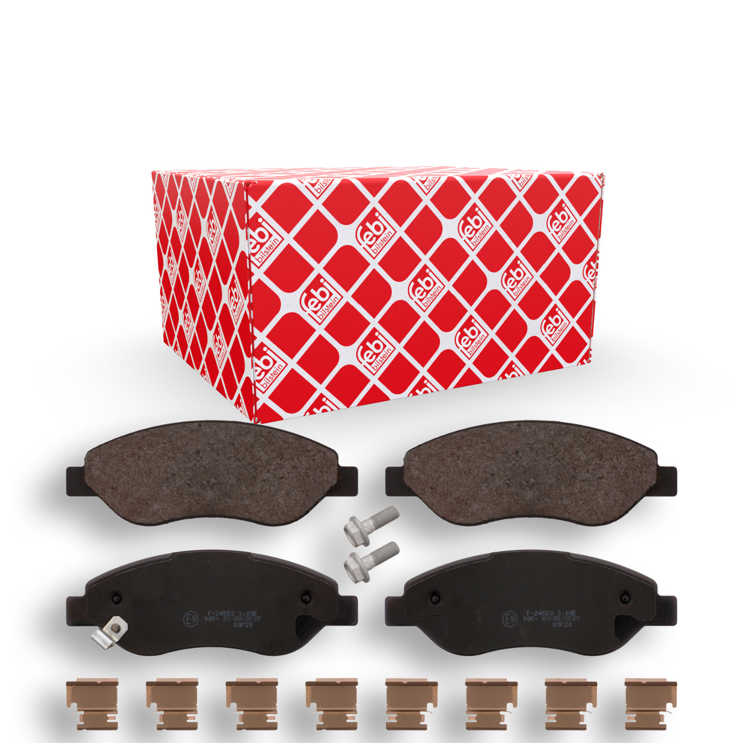FEBI BILSTEIN Bremsbelagsatz, Scheibenbremse 16698 f&uuml;r OPEL VAUXHALL