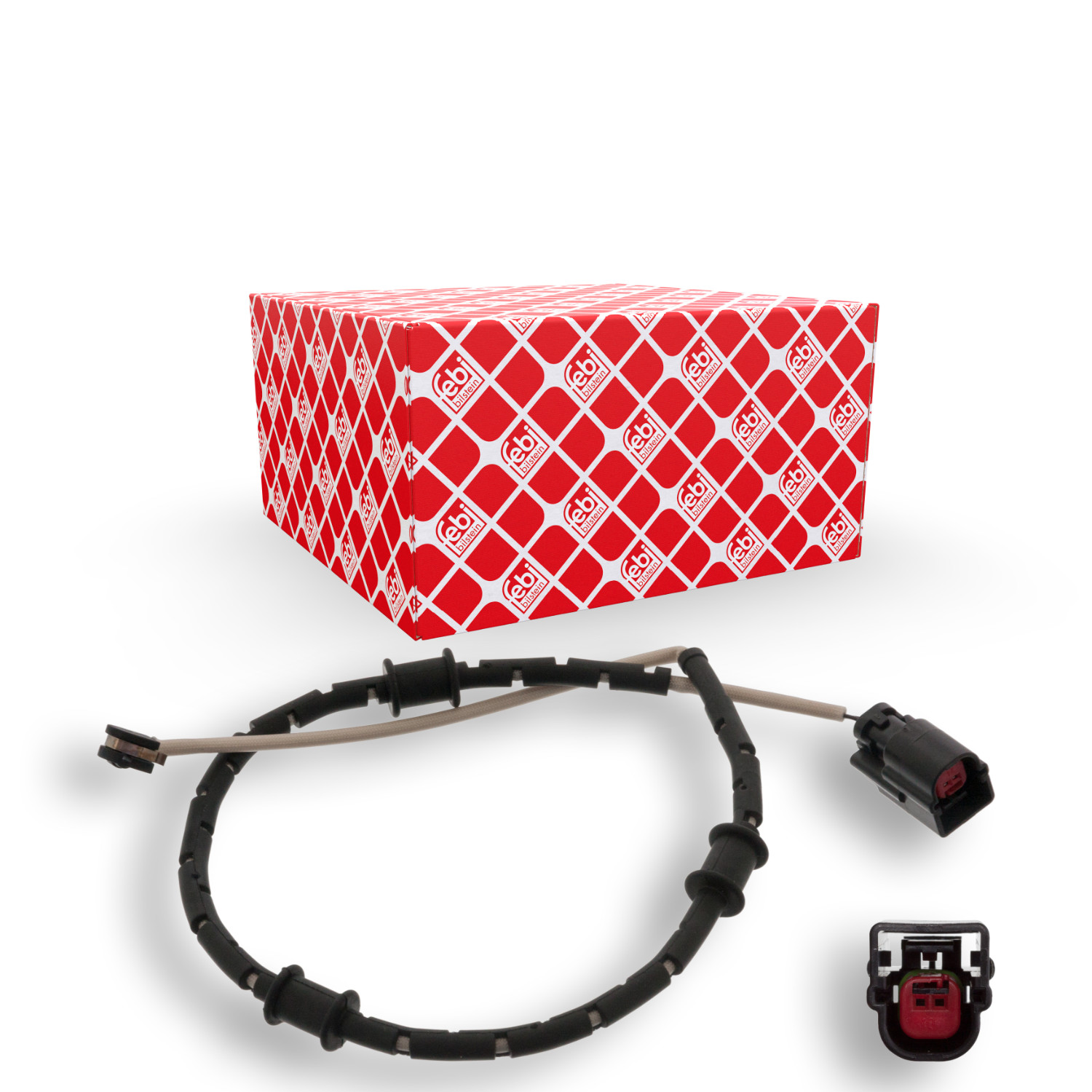 FEBI BILSTEIN Warnkontakt, Bremsbelagverschlei&szlig; 47375 f&uuml;r JAGUAR, Vorderachse