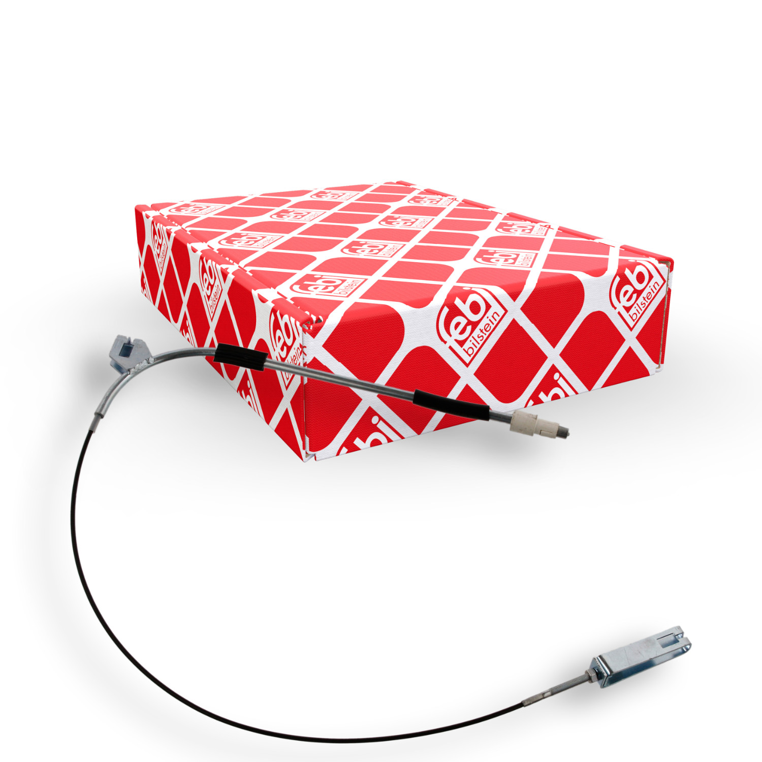 FEBI BILSTEIN Seilzug, Feststellbremse 34910 f&uuml;r MERCEDES-BENZ, vorne